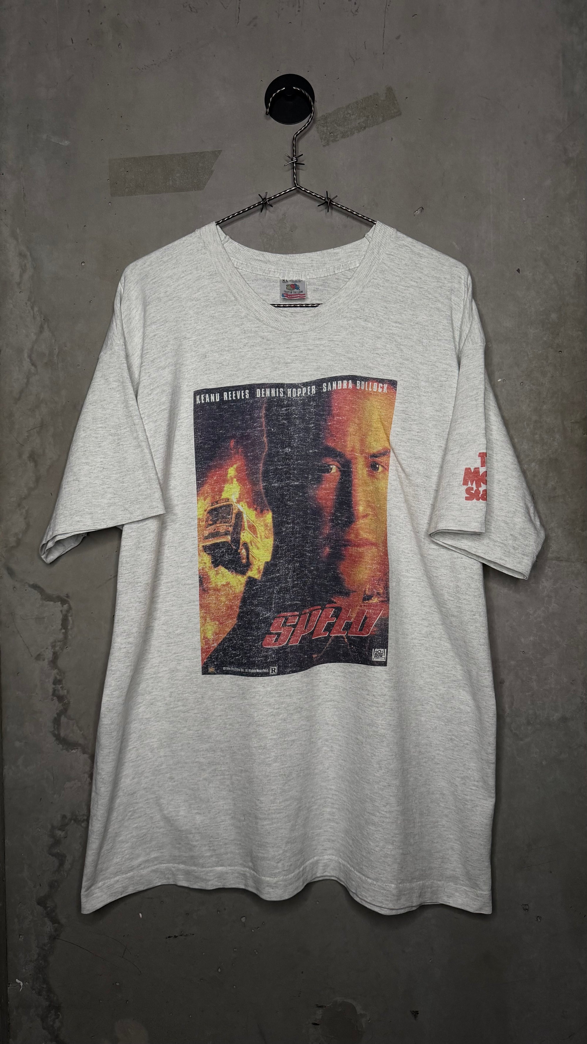 SPEED POSTER PRINT MOVIE TEE | RARE VIDEO STORE EMPLOYEE PROMO VARIANT