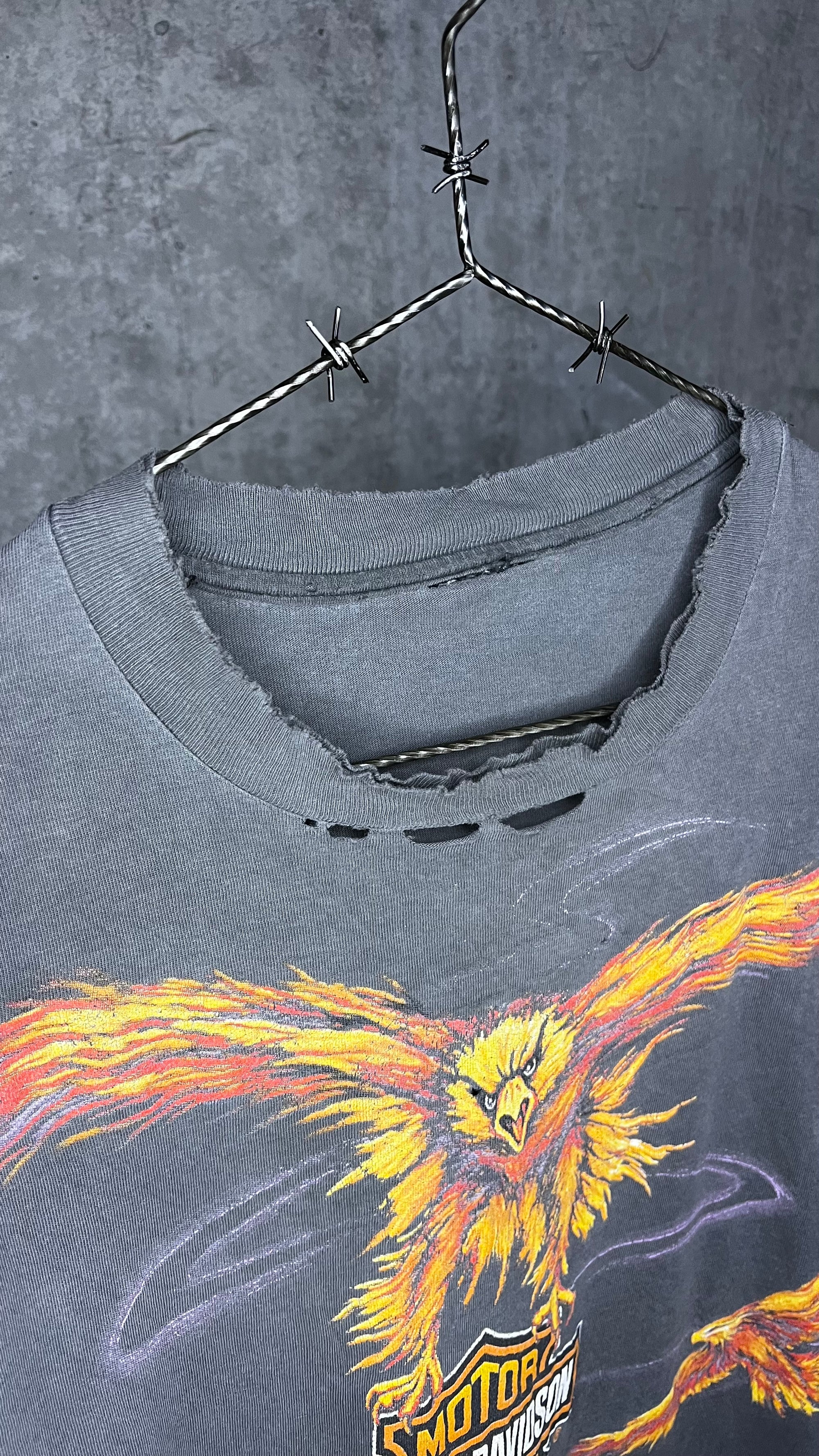 HARLEY DAVIDSON SOARING FLAMING EAGLE TEE