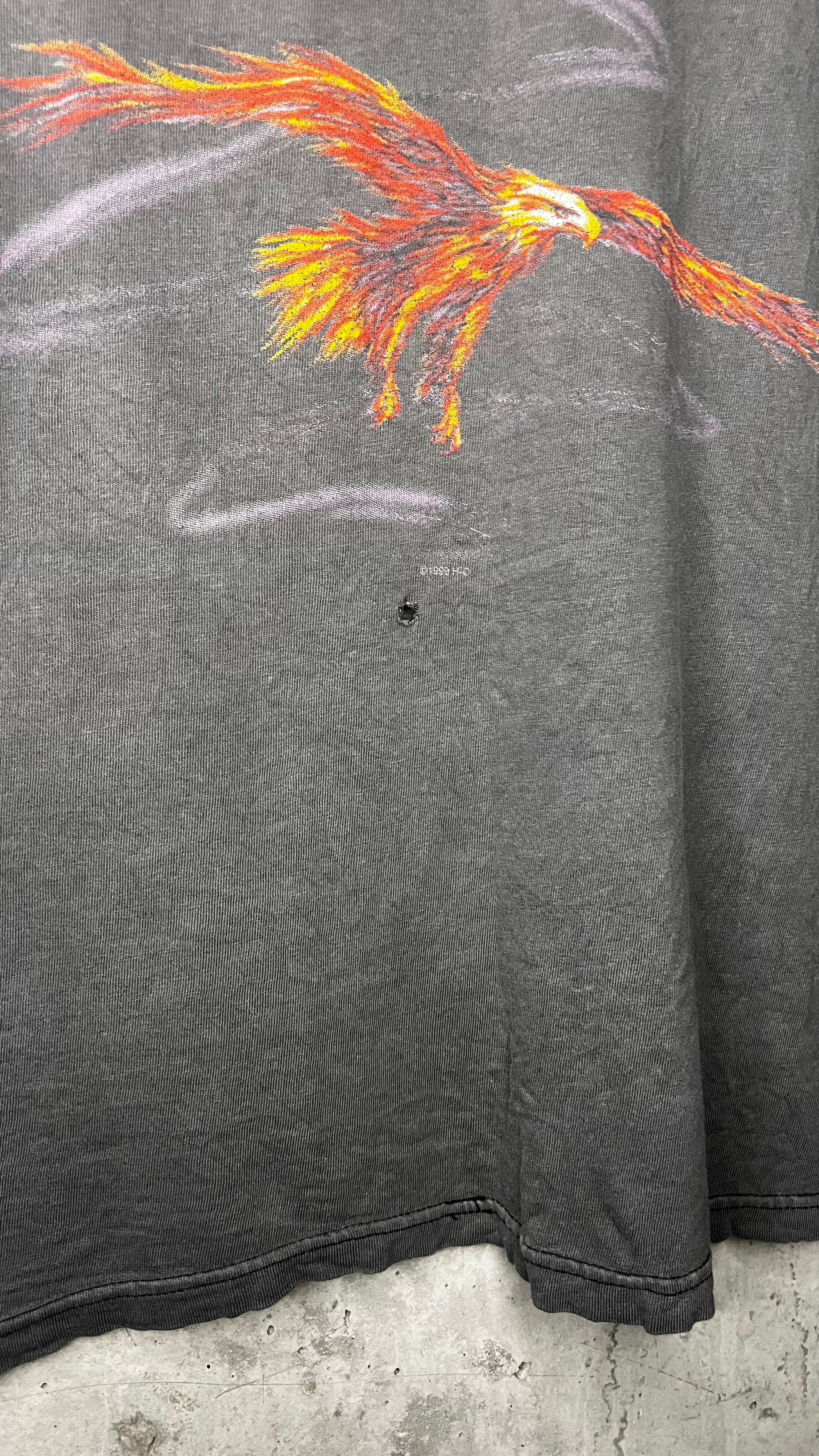 HARLEY DAVIDSON SOARING FLAMING EAGLE TEE