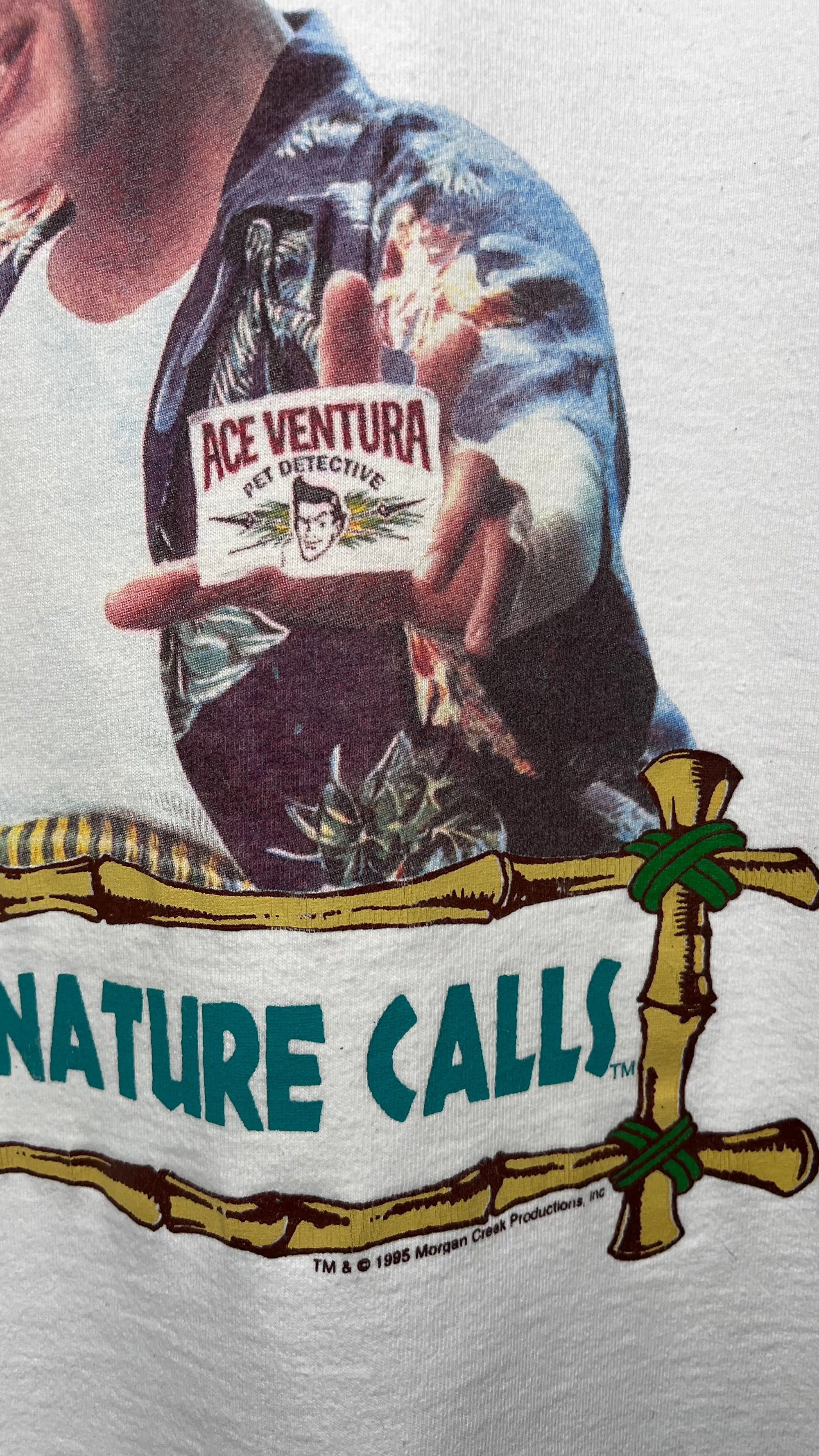 ACE VENTURA WHEN NATURE CALLS TEE | BIG JIM CARREY PRINT