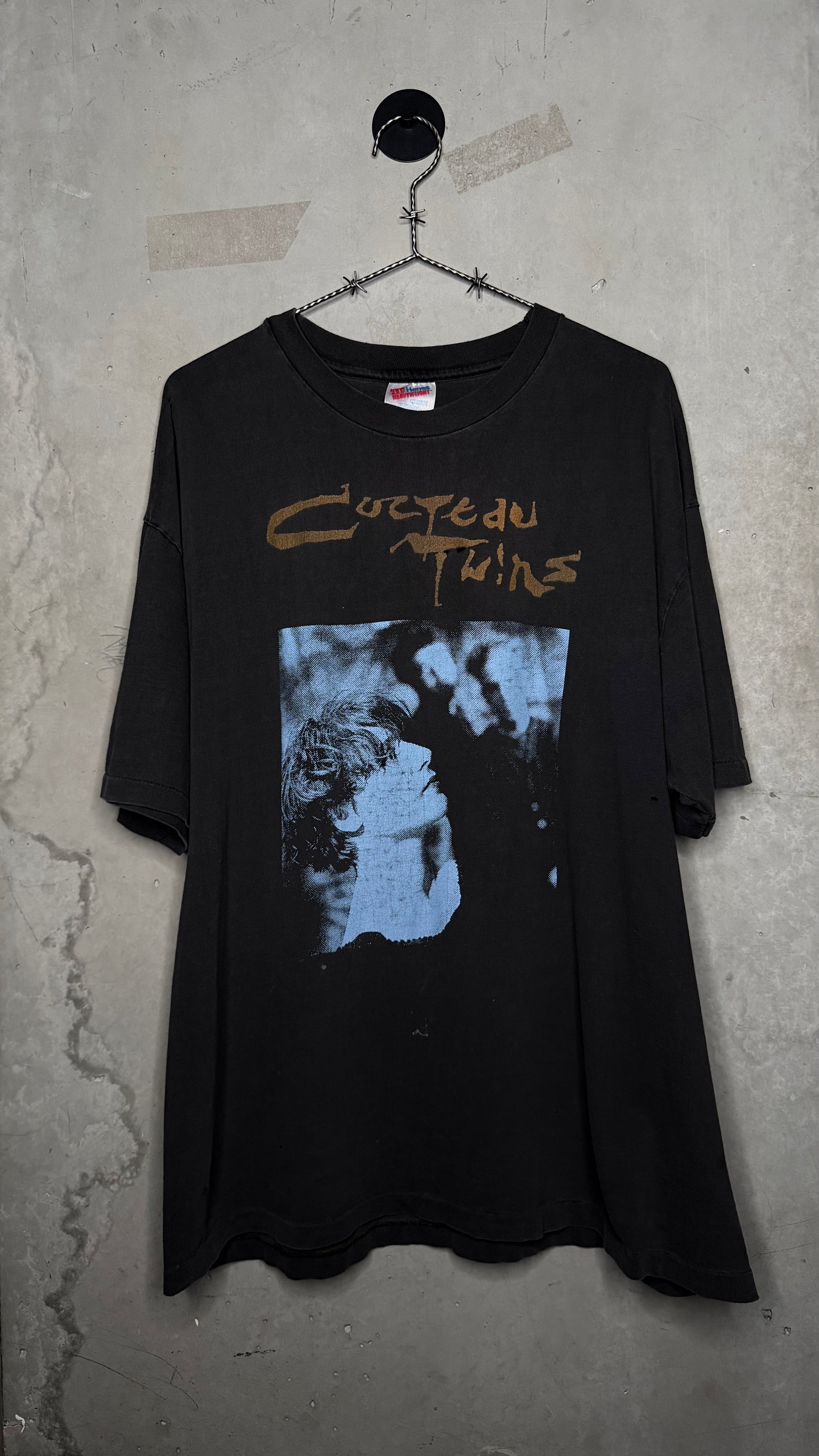 RARE COCTEAU TWINS ELIZABETH FRASER & BAND PORTRAIT TEE