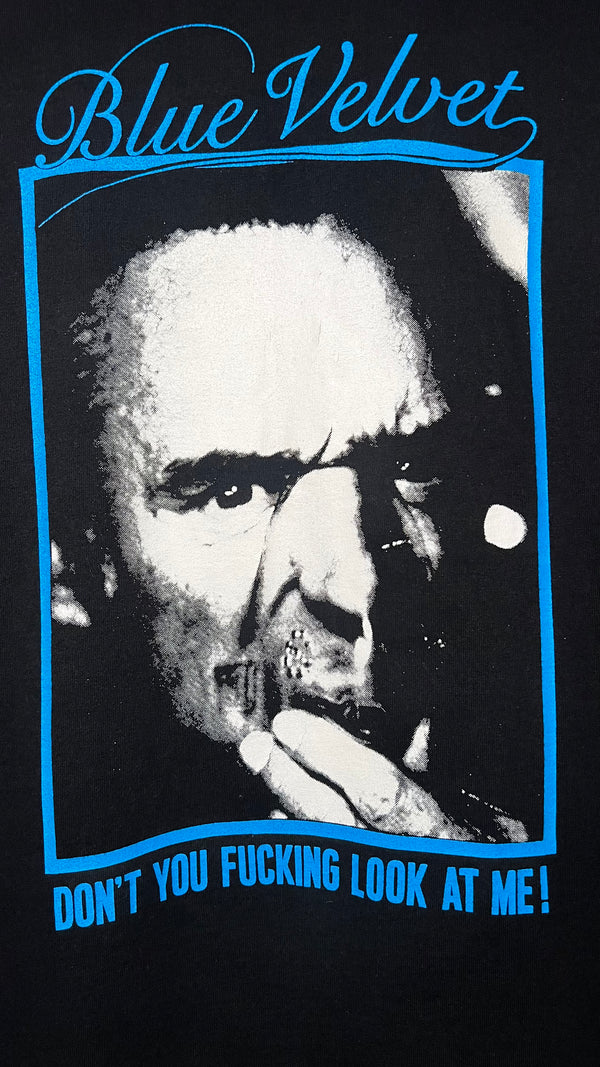 BLUE VELVET MOVIE TEE | DAVID LYNCH | FRANK BOOTH GAS MASK | ‘DON’T YOU FUCKING LOOK AT ME!’ | DENNIS HOPPER