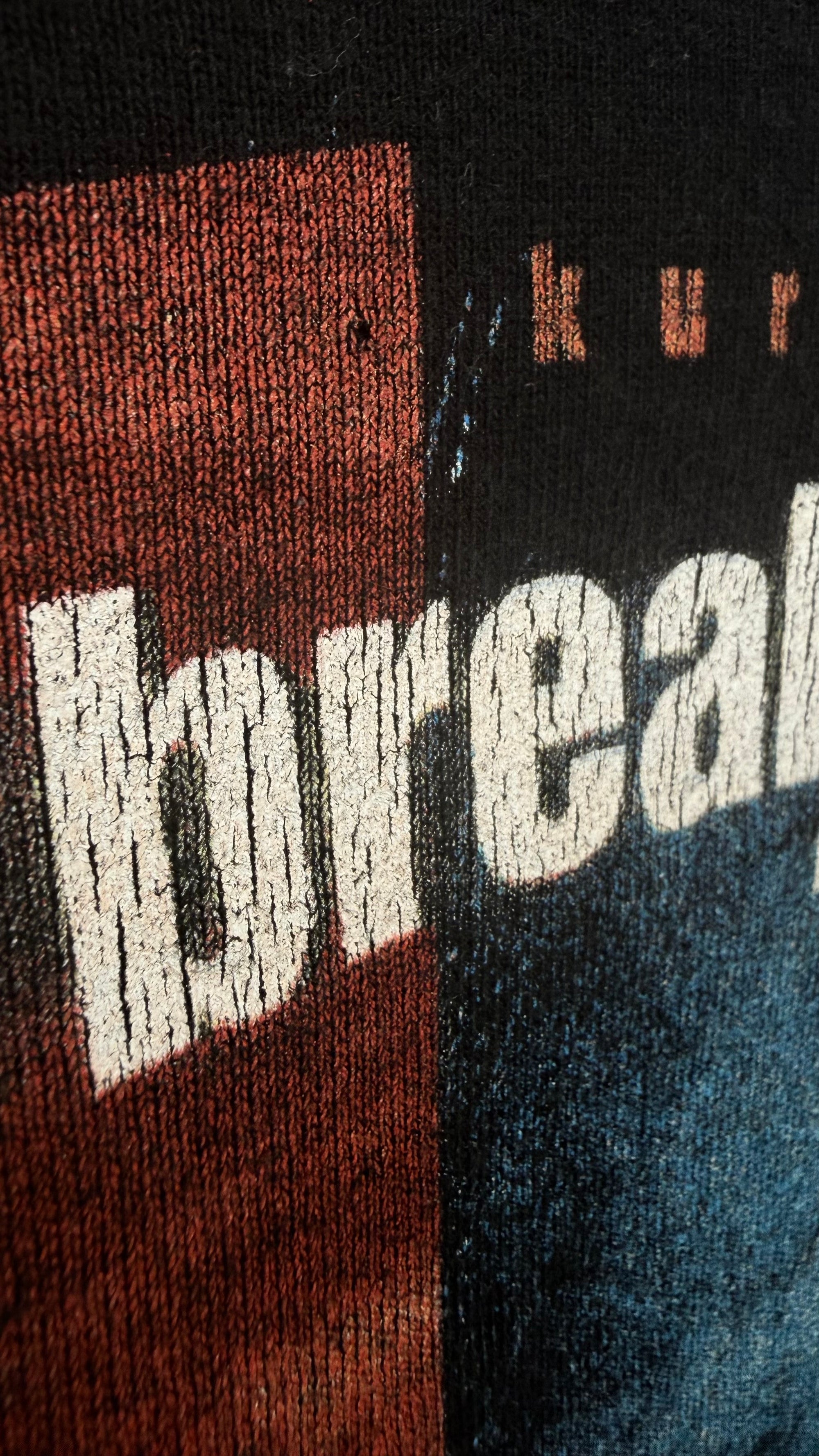 BREAKDOWN MOVIE PROMO POSTER PRINT CREWNECK | KURT RUSSELL & KATHLEEN QUINLAN