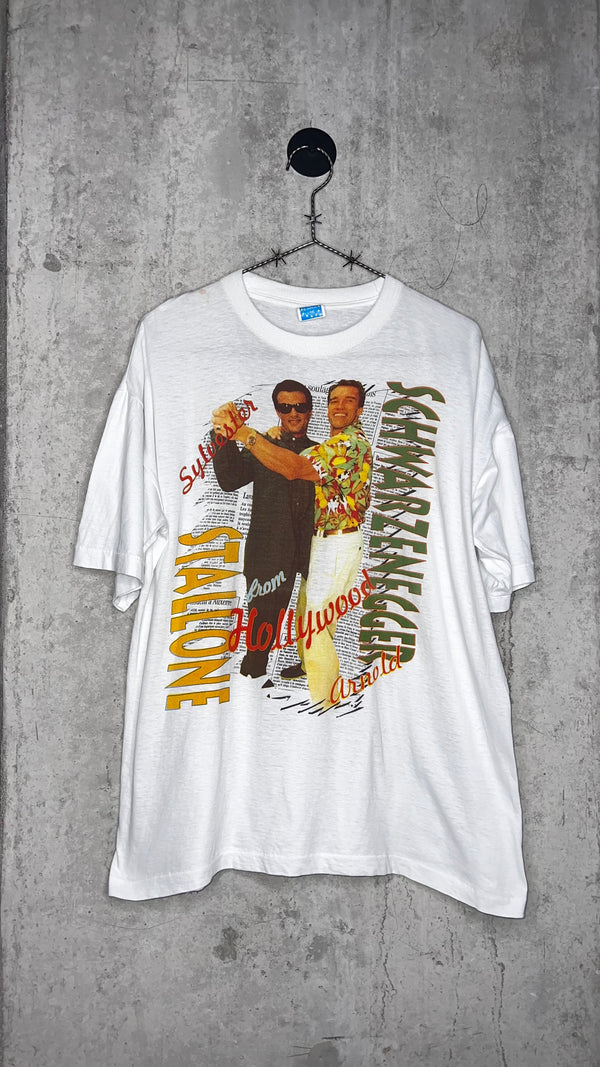 SYLVESTER STALLONE & ARNOLD SCHWARZENEGGER DANCING | 90’ CANNES FESTIVAL TEE