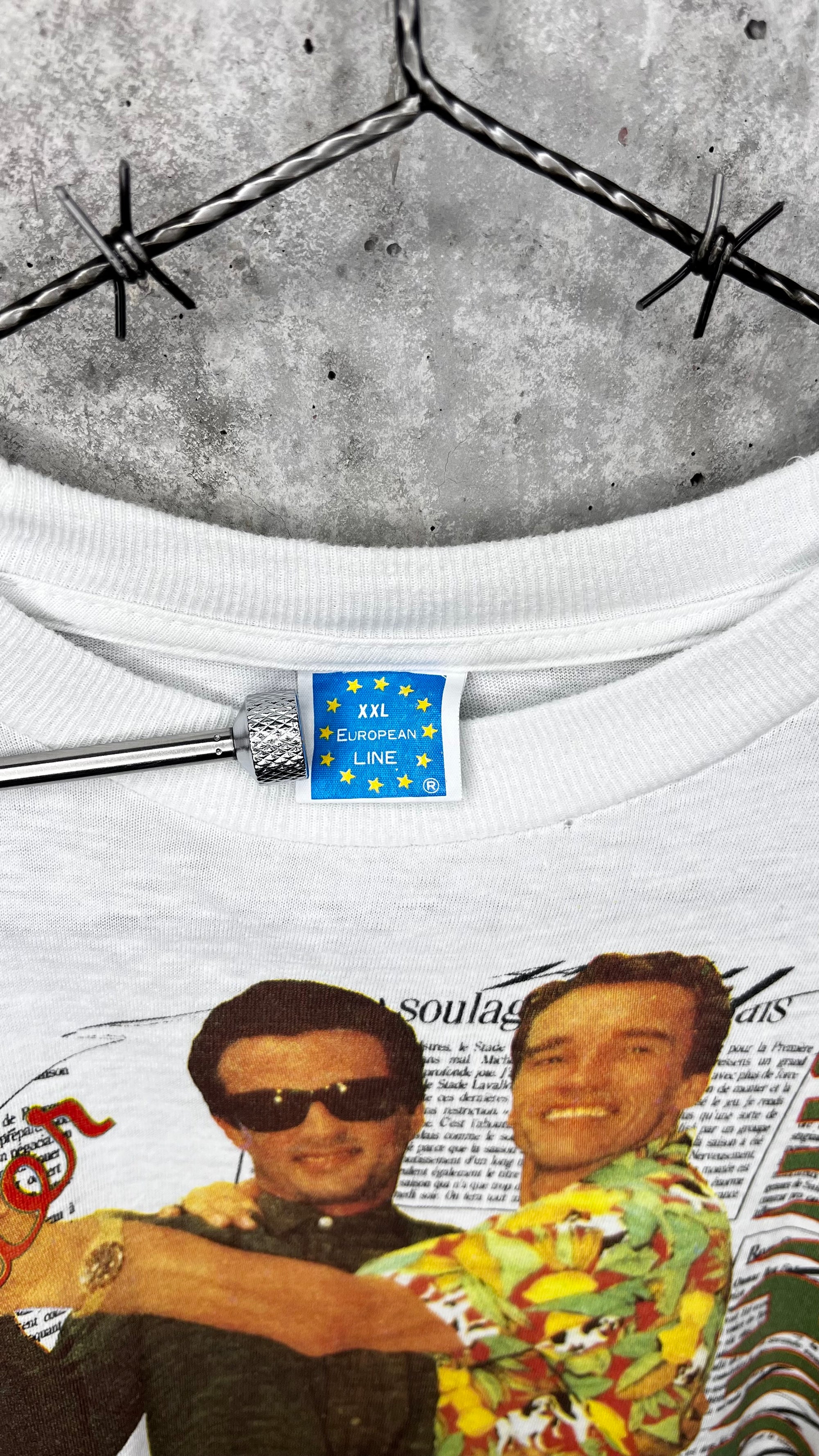 SYLVESTER STALLONE & ARNOLD SCHWARZENEGGER DANCING | 90’ CANNES FESTIVAL TEE