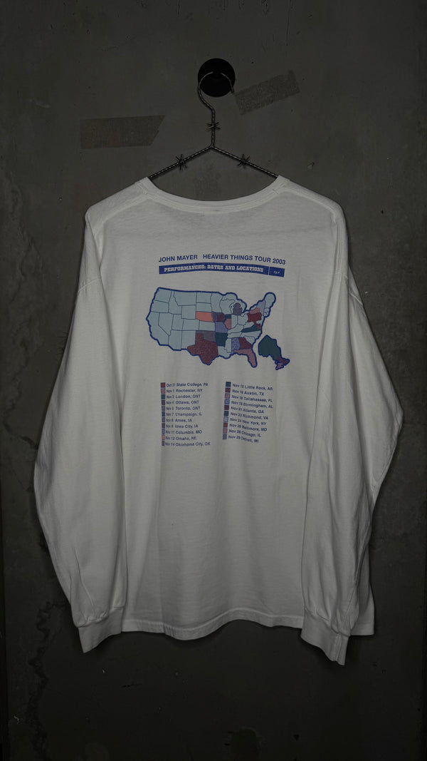 JOHN MAYER HEAVIER THINGS TOUR 03’ LONGSLEEVE