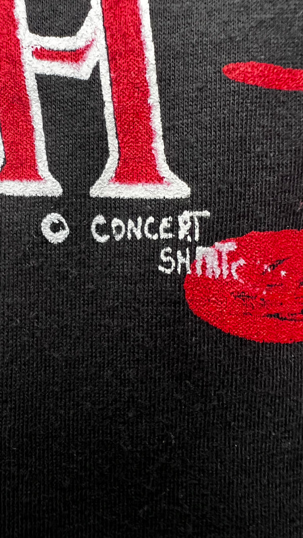 FACES OF DEATH RARE HORROR TEE | GRIM REAPER | BLOODY SKULL FOUNTAIN OF HUMAN HEADS