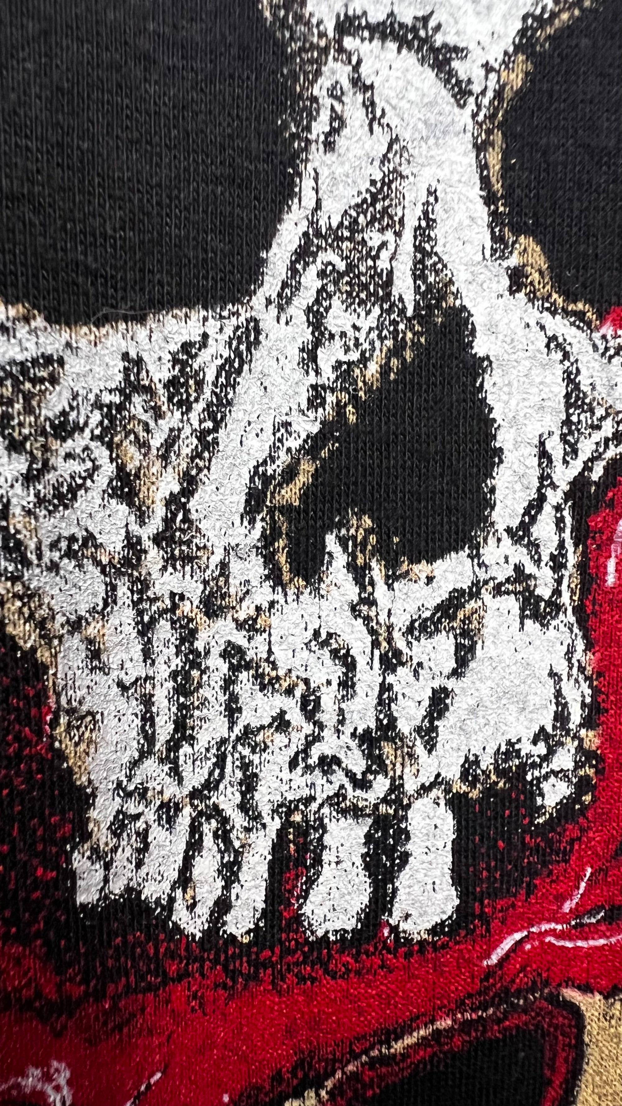 FACES OF DEATH RARE HORROR TEE | GRIM REAPER | BLOODY SKULL FOUNTAIN OF HUMAN HEADS