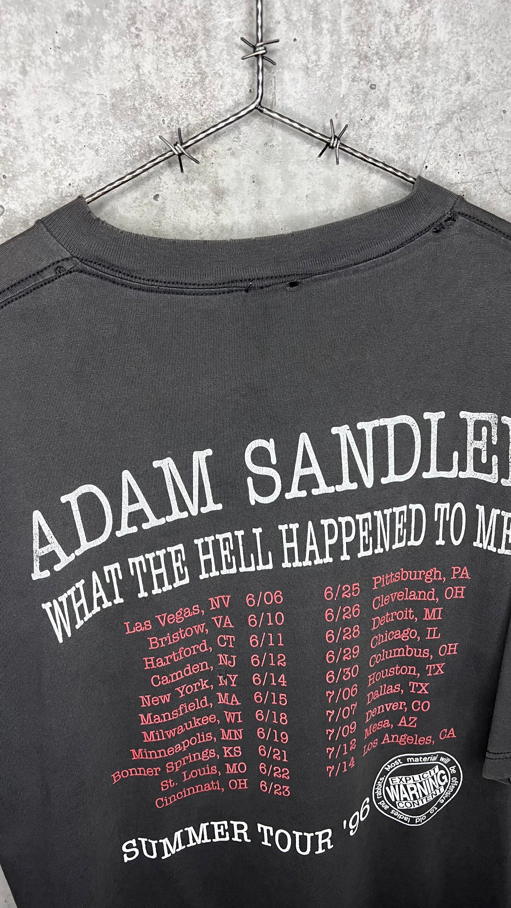 ADAM SANDLER GOAT TEE | “WHAT THE HELL HAPPENED TO ME” STAND-UP COMEDY SUMMER TOUR 96’