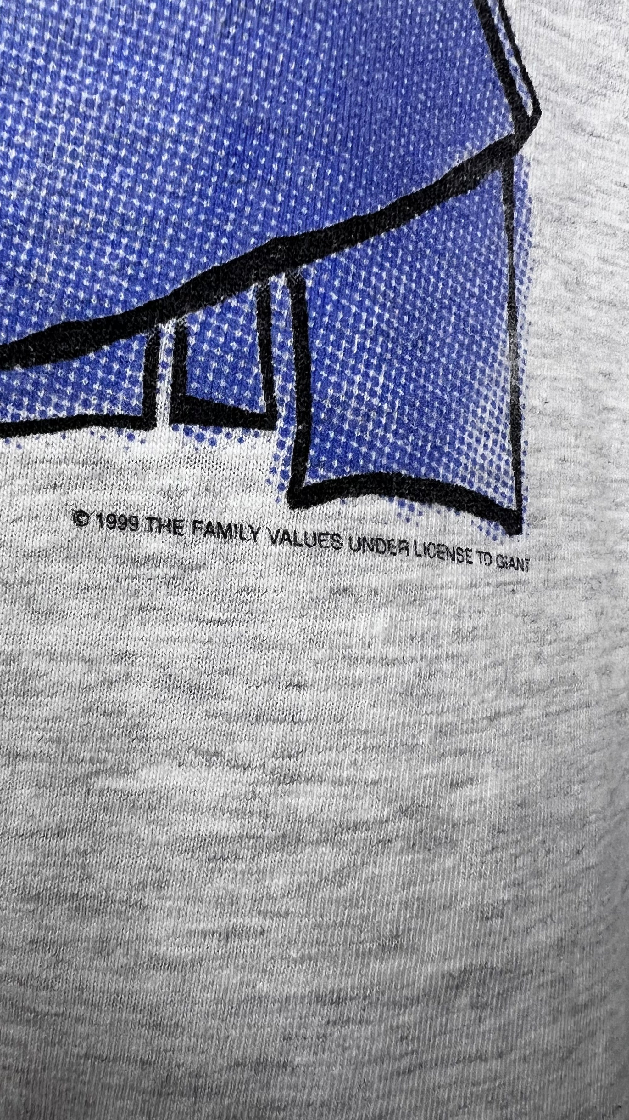 THE FAMILY VALUES 99’ TOUR TEE | SEE THE COP, COP A FEEL | SPONSORED BY SEGA DREAMCAST