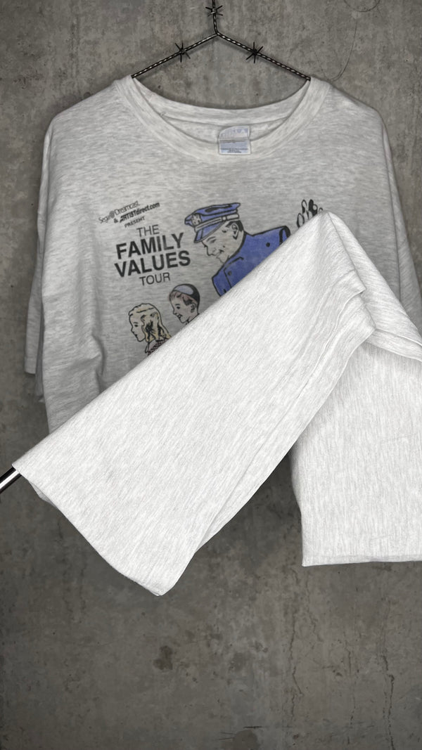 THE FAMILY VALUES 99’ TOUR TEE | SEE THE COP, COP A FEEL | SPONSORED BY SEGA DREAMCAST