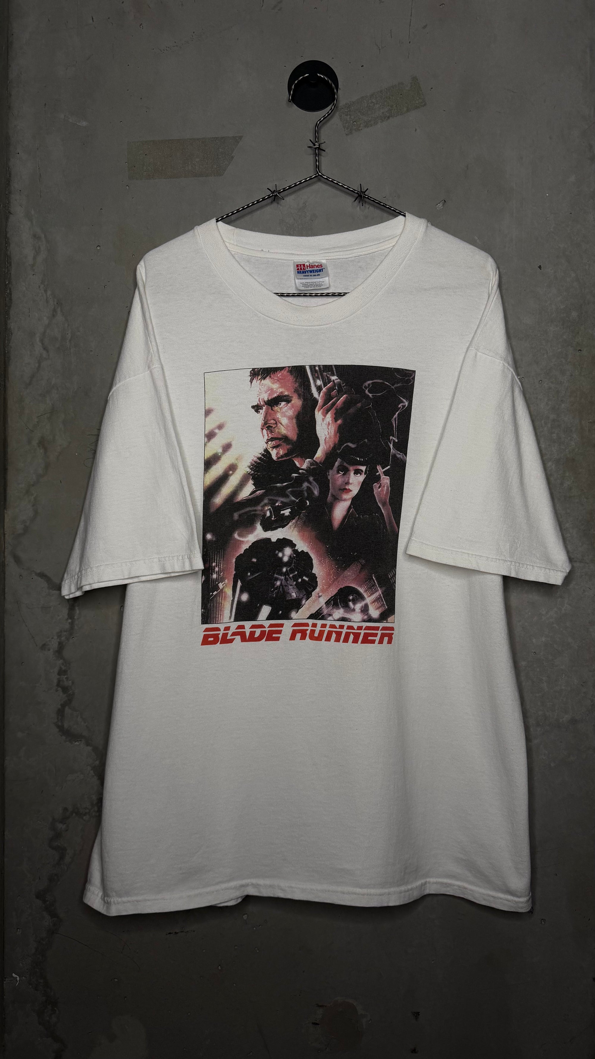BLADE RUNNER POSTER PRINT MOVIE PROMO | RARE WHITE VARIANT | HARRISON FORD