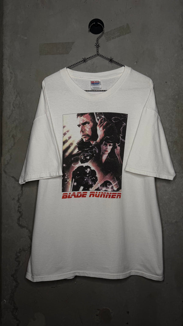 BLADE RUNNER POSTER PRINT MOVIE PROMO | RARE WHITE VARIANT | HARRISON FORD