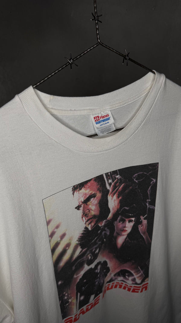BLADE RUNNER POSTER PRINT MOVIE PROMO | RARE WHITE VARIANT | HARRISON FORD