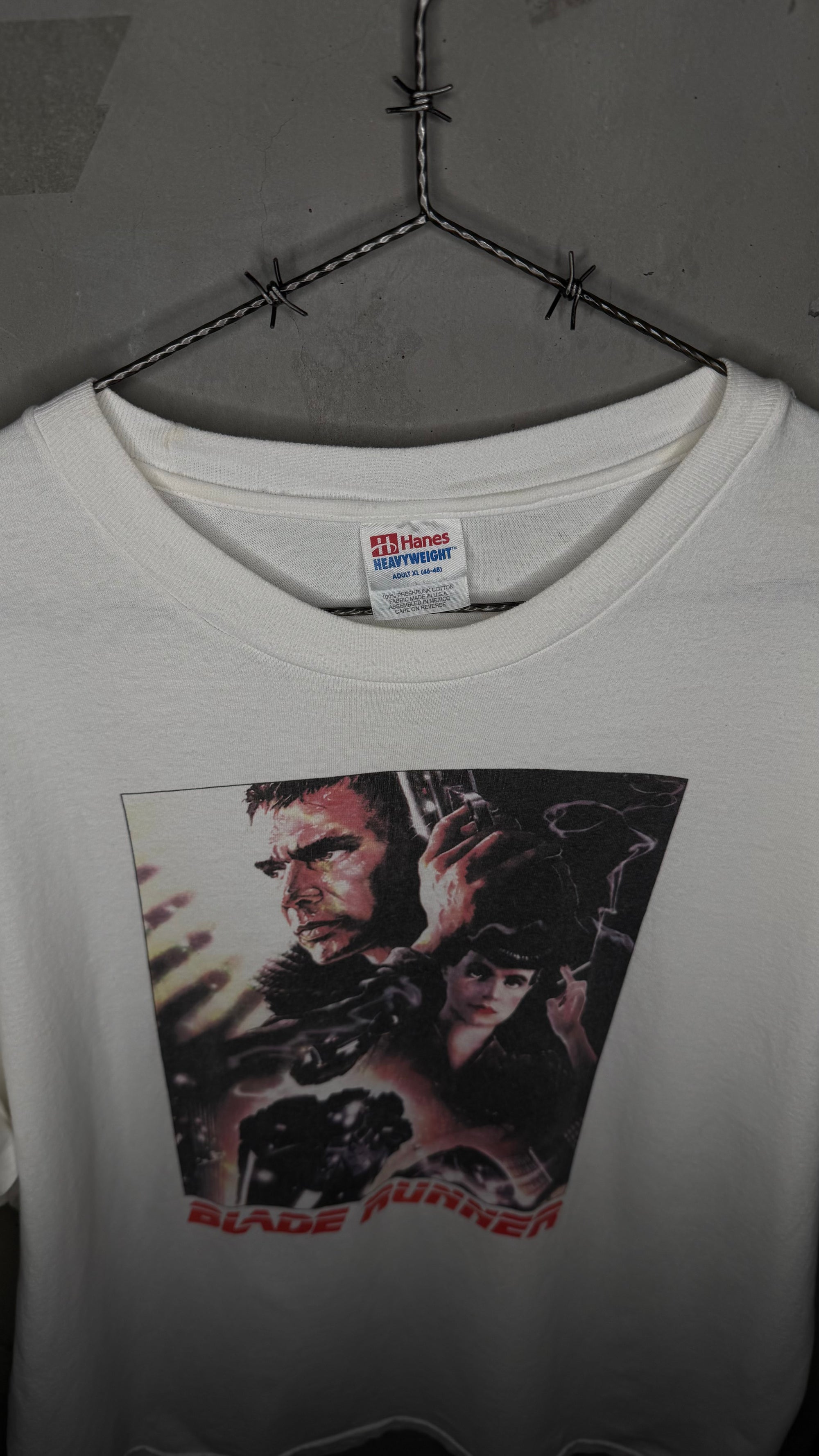 BLADE RUNNER POSTER PRINT MOVIE PROMO | RARE WHITE VARIANT | HARRISON FORD