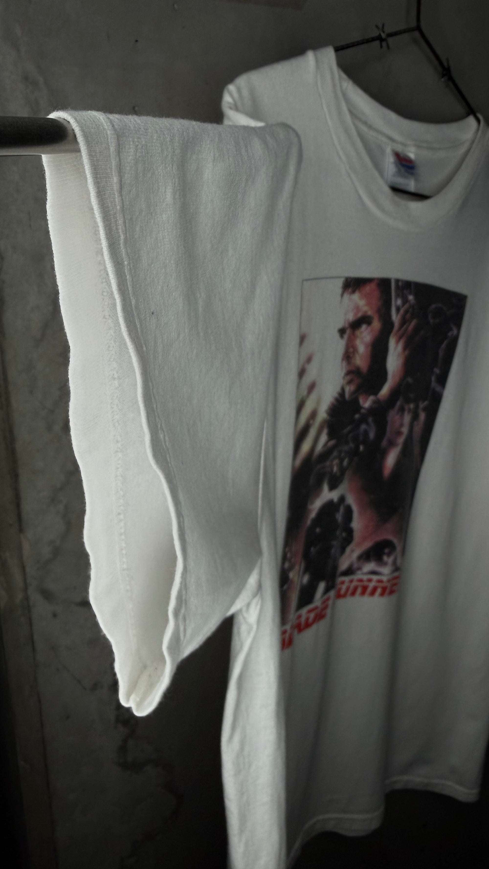 BLADE RUNNER POSTER PRINT MOVIE PROMO | RARE WHITE VARIANT | HARRISON FORD