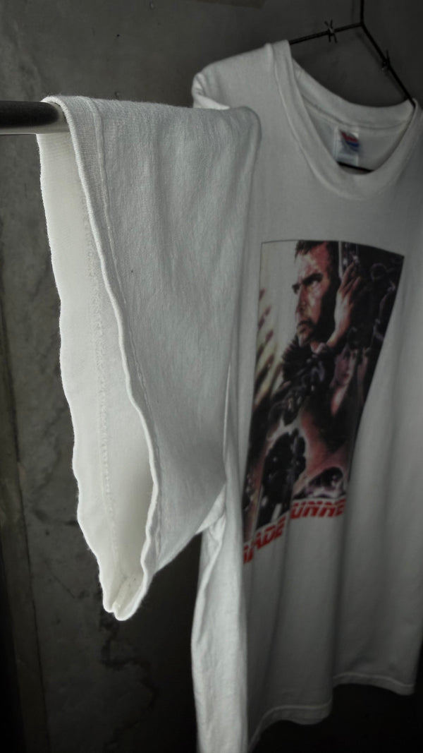 BLADE RUNNER POSTER PRINT MOVIE PROMO | RARE WHITE VARIANT | HARRISON FORD