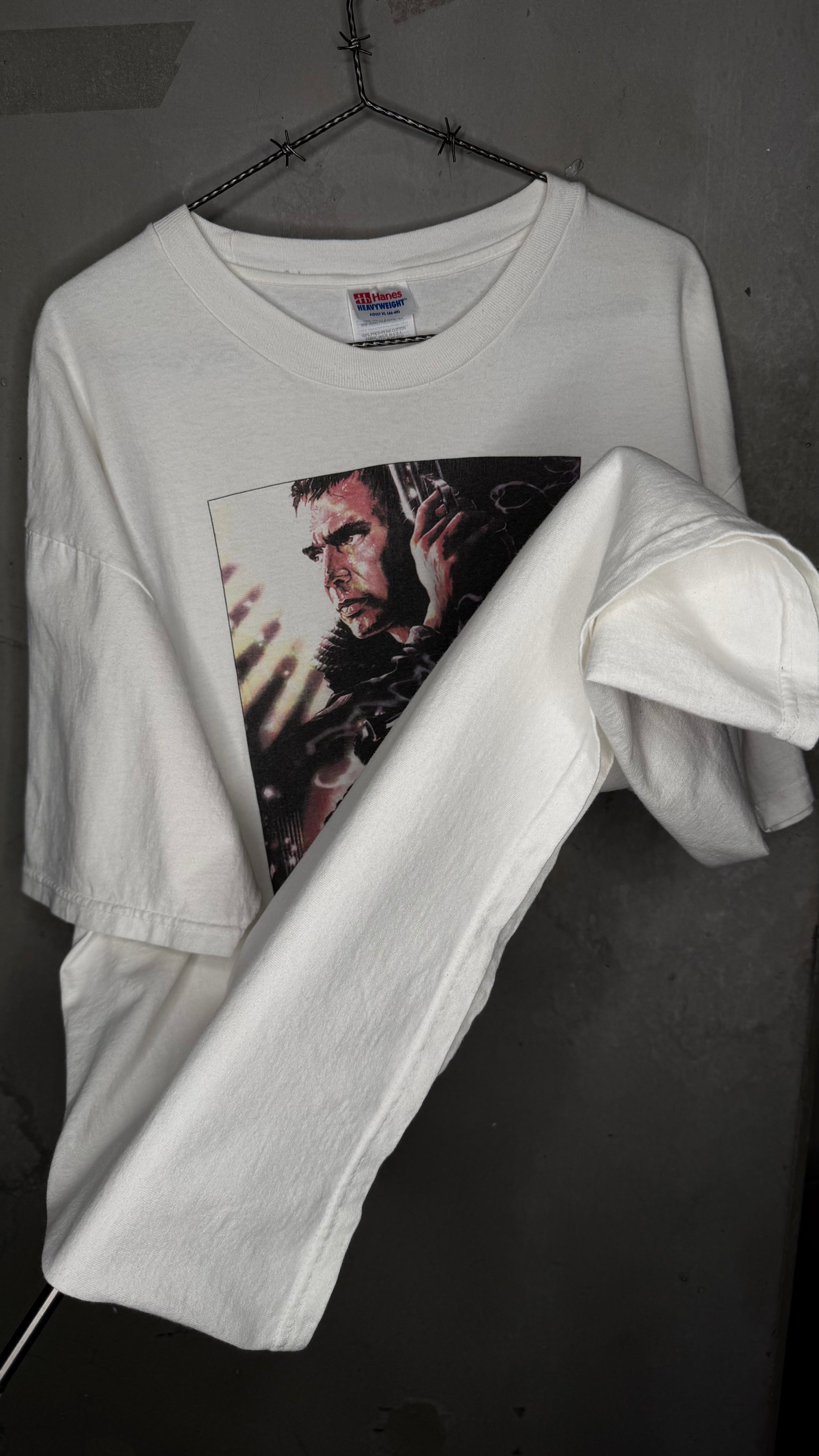BLADE RUNNER POSTER PRINT MOVIE PROMO | RARE WHITE VARIANT | HARRISON FORD