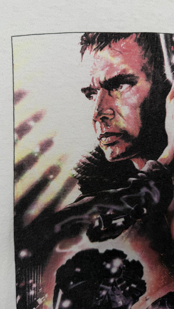 BLADE RUNNER POSTER PRINT MOVIE PROMO | RARE WHITE VARIANT | HARRISON FORD
