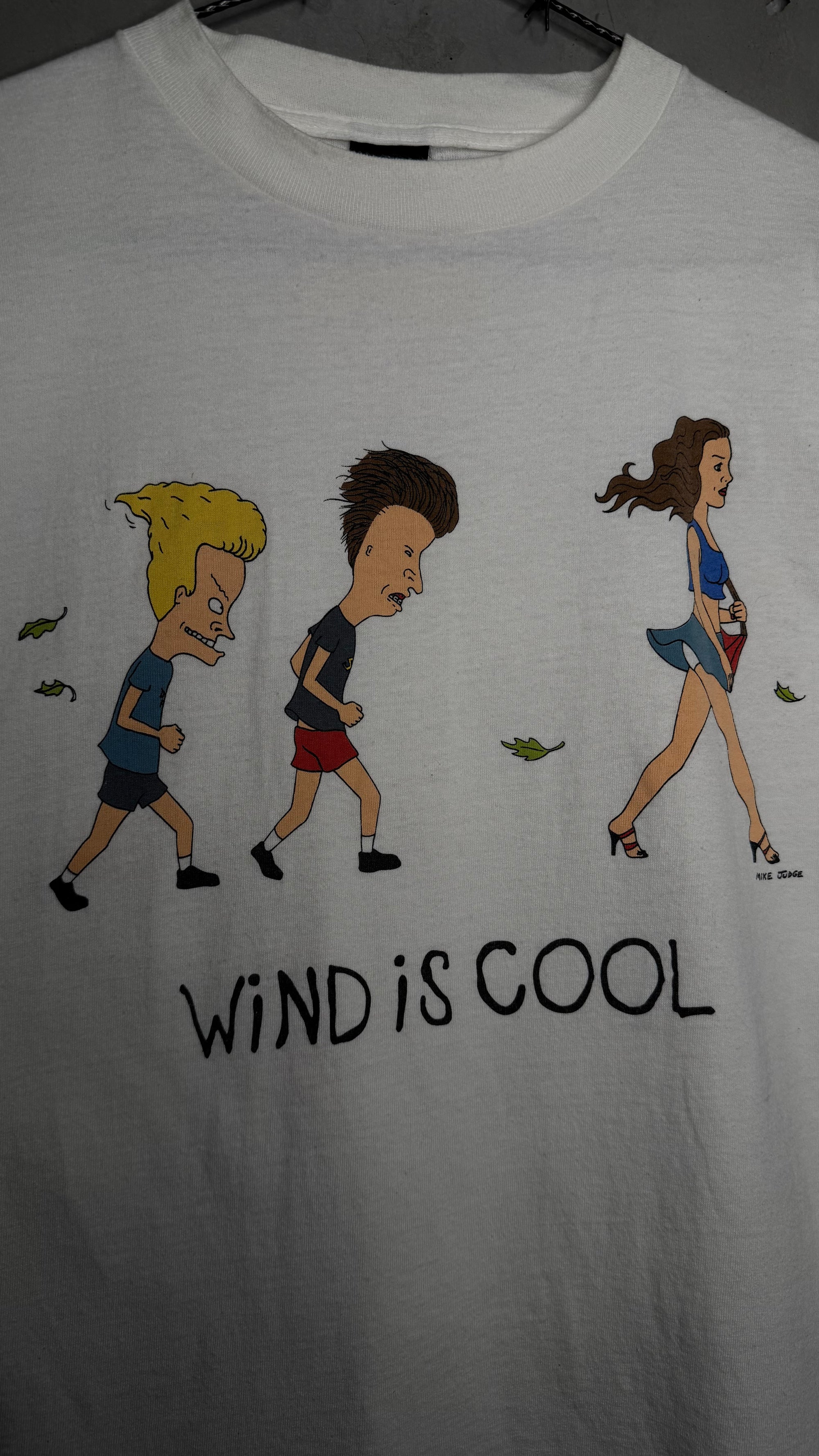 BEAVIS &  BUTTHEAD ‘WIND IS COOL’ TEE | MIKE JUDGE ART