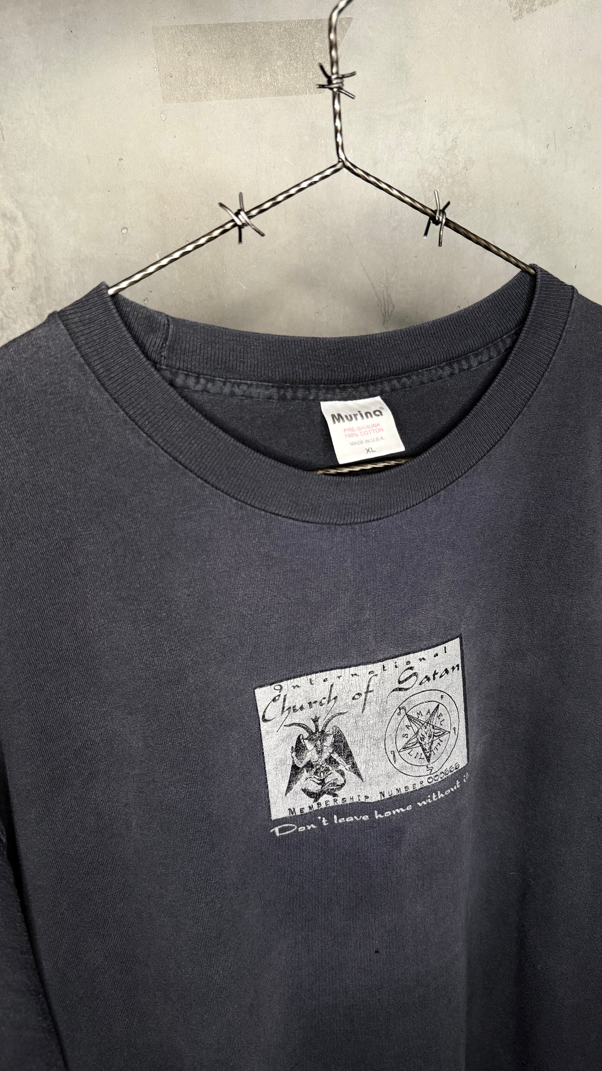 CHURCH OF SATAN MEMBERSHIP TEE | ‘DON’T LEAVE HOME WITHOUT IT’