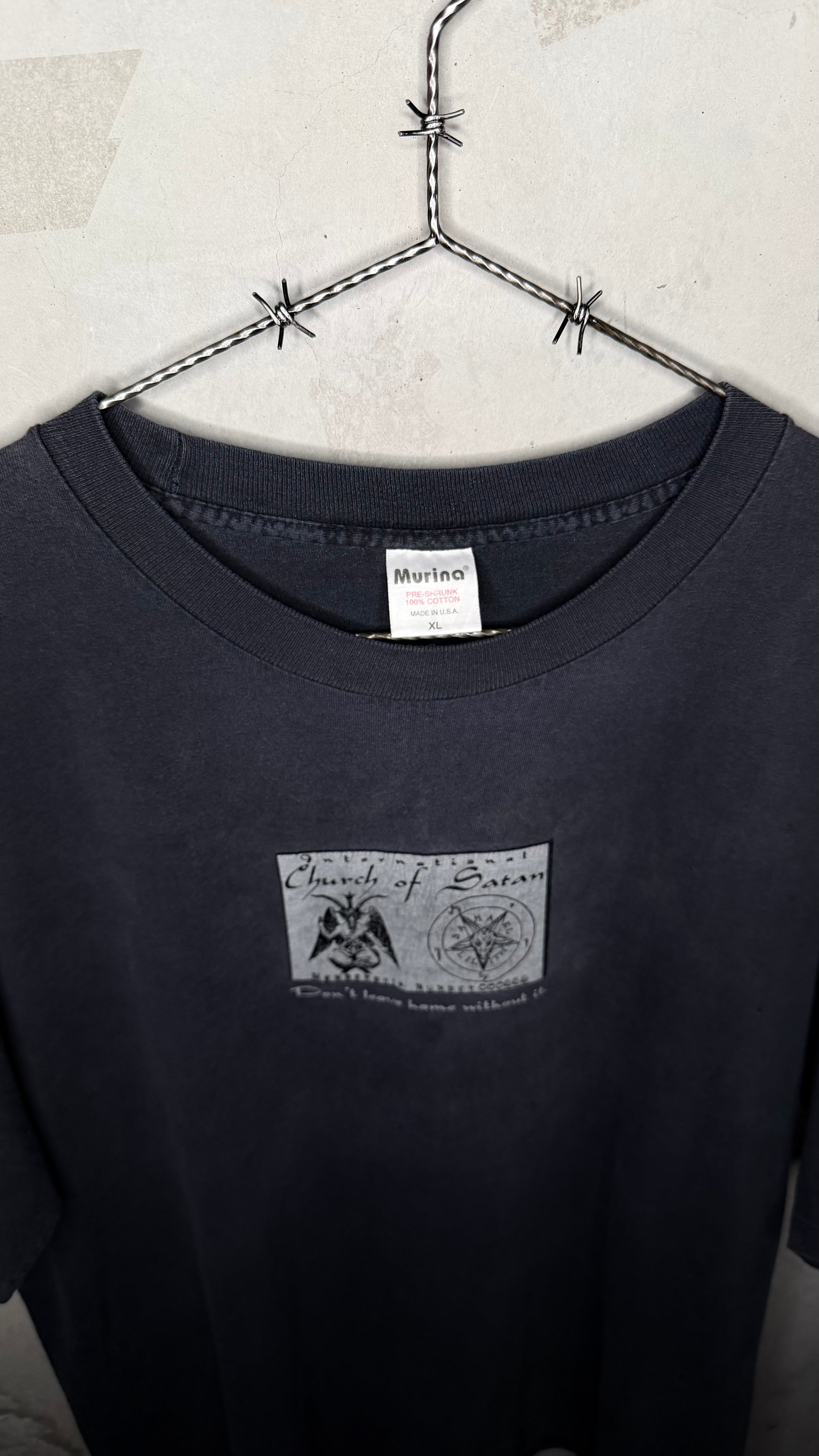 CHURCH OF SATAN MEMBERSHIP TEE | ‘DON’T LEAVE HOME WITHOUT IT’