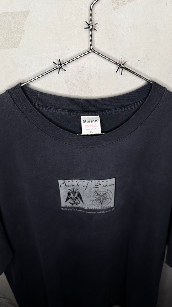 CHURCH OF SATAN MEMBERSHIP TEE | ‘DON’T LEAVE HOME WITHOUT IT’