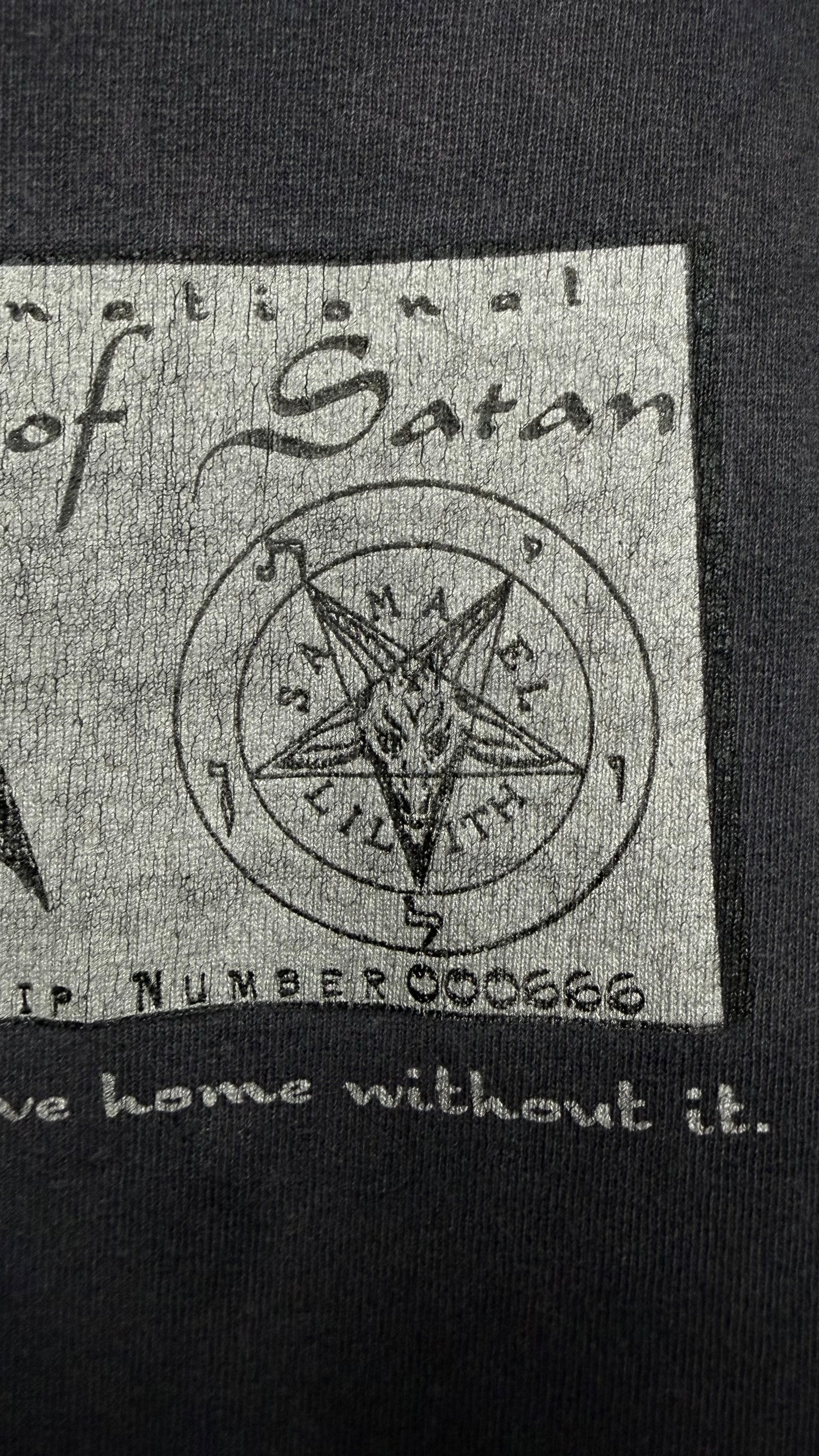CHURCH OF SATAN MEMBERSHIP TEE | ‘DON’T LEAVE HOME WITHOUT IT’