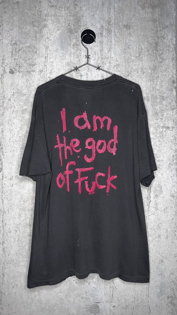 MARILYN MANSON I AM THE GOD OF FUCK TEE | PERFECTLY THRASHED FADER