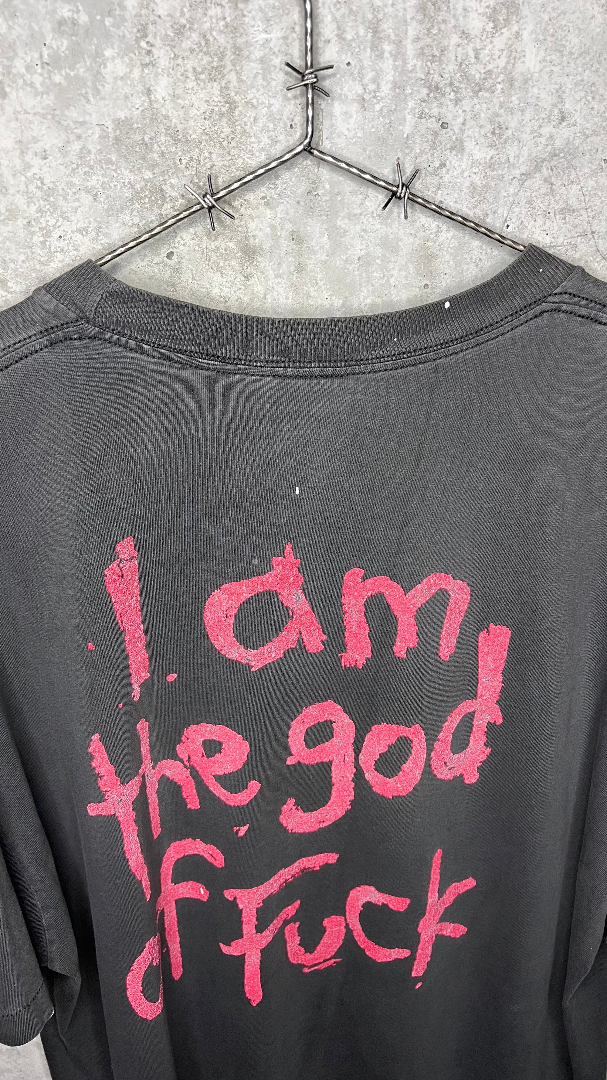 MARILYN MANSON I AM THE GOD OF FUCK TEE | PERFECTLY THRASHED FADER