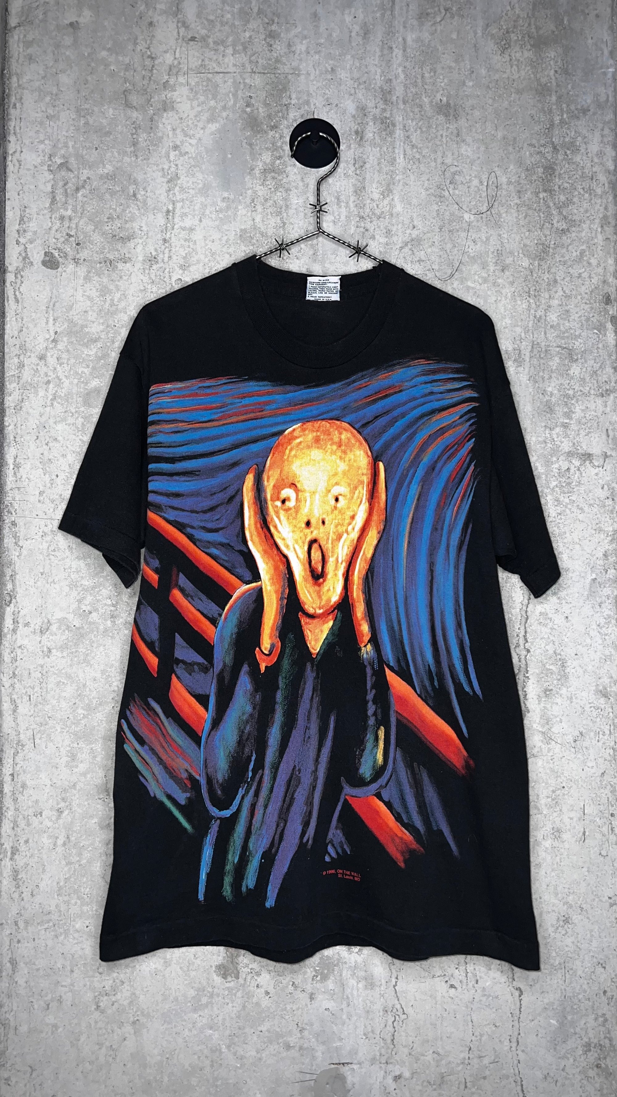 EDWARD MÜNCH THE SCREAM ART TEE | LIQUID BLUE