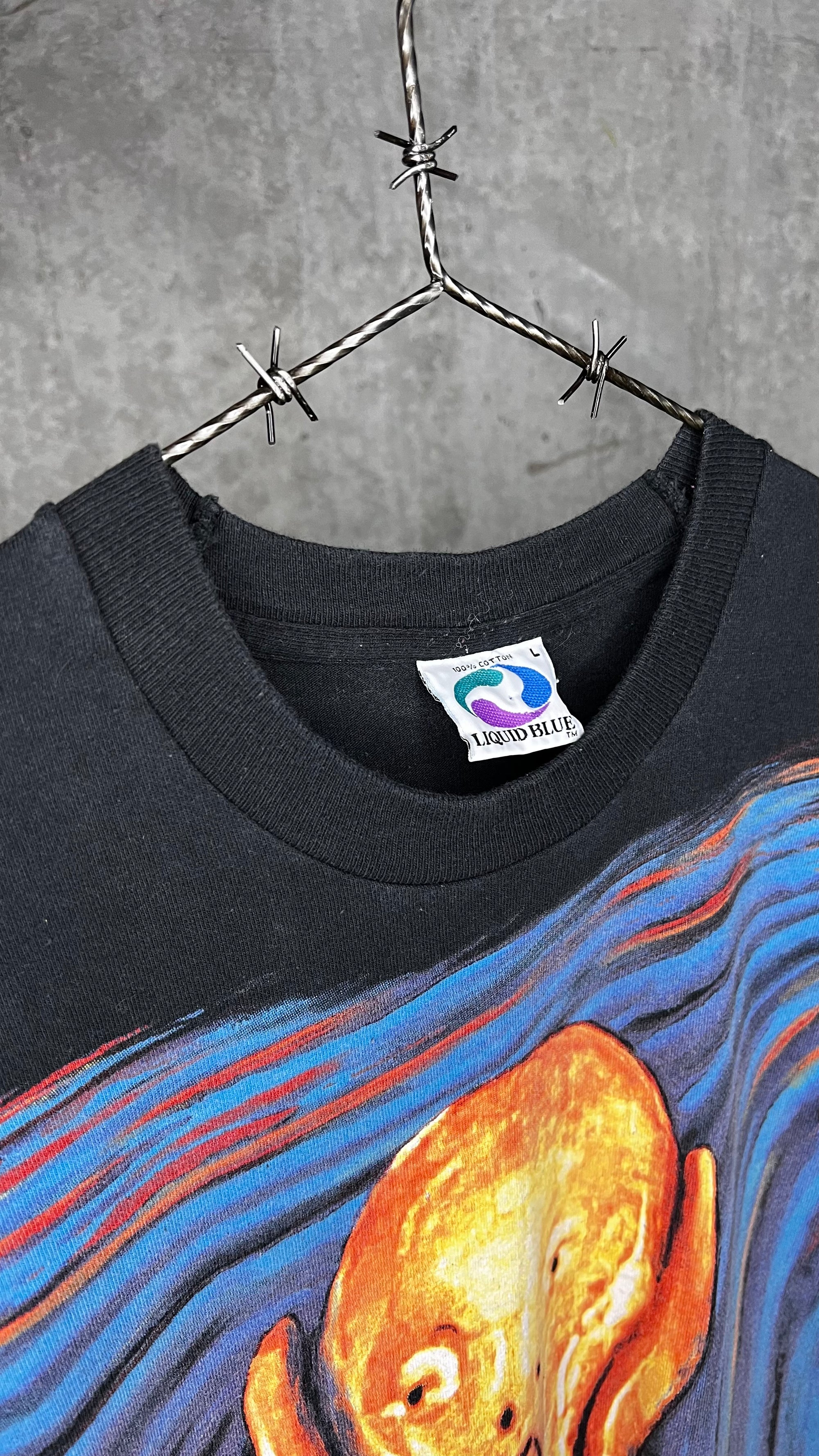 EDWARD MÜNCH THE SCREAM ART TEE | LIQUID BLUE