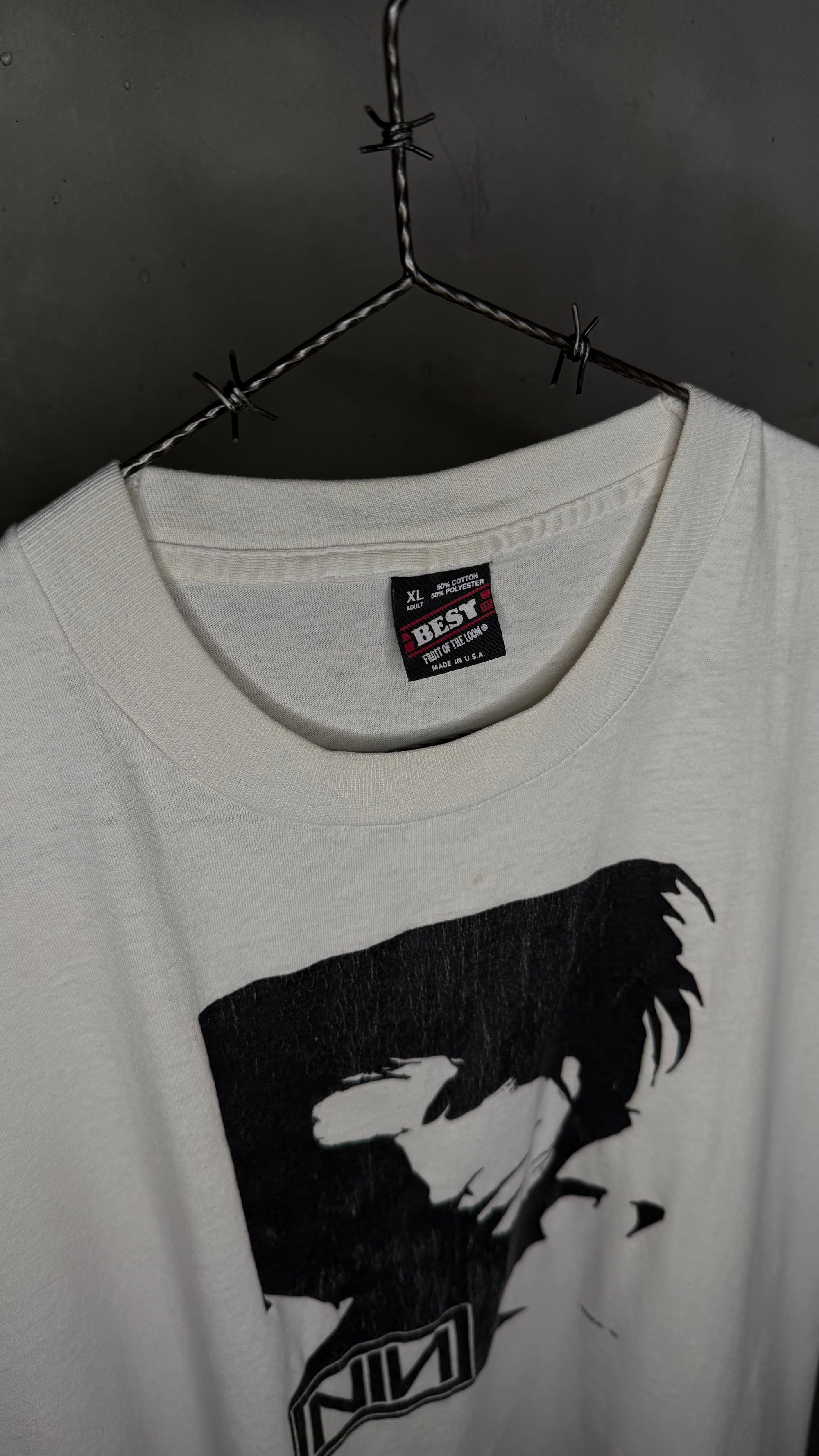 NINE INCH NAILS TRENT REZNOR BOOTLEG SLEEVELESS CUTOFF TEE | NIN