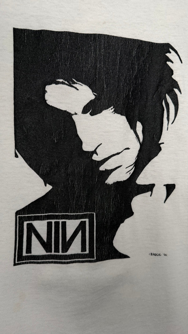 NINE INCH NAILS TRENT REZNOR BOOTLEG SLEEVELESS CUTOFF TEE | NIN