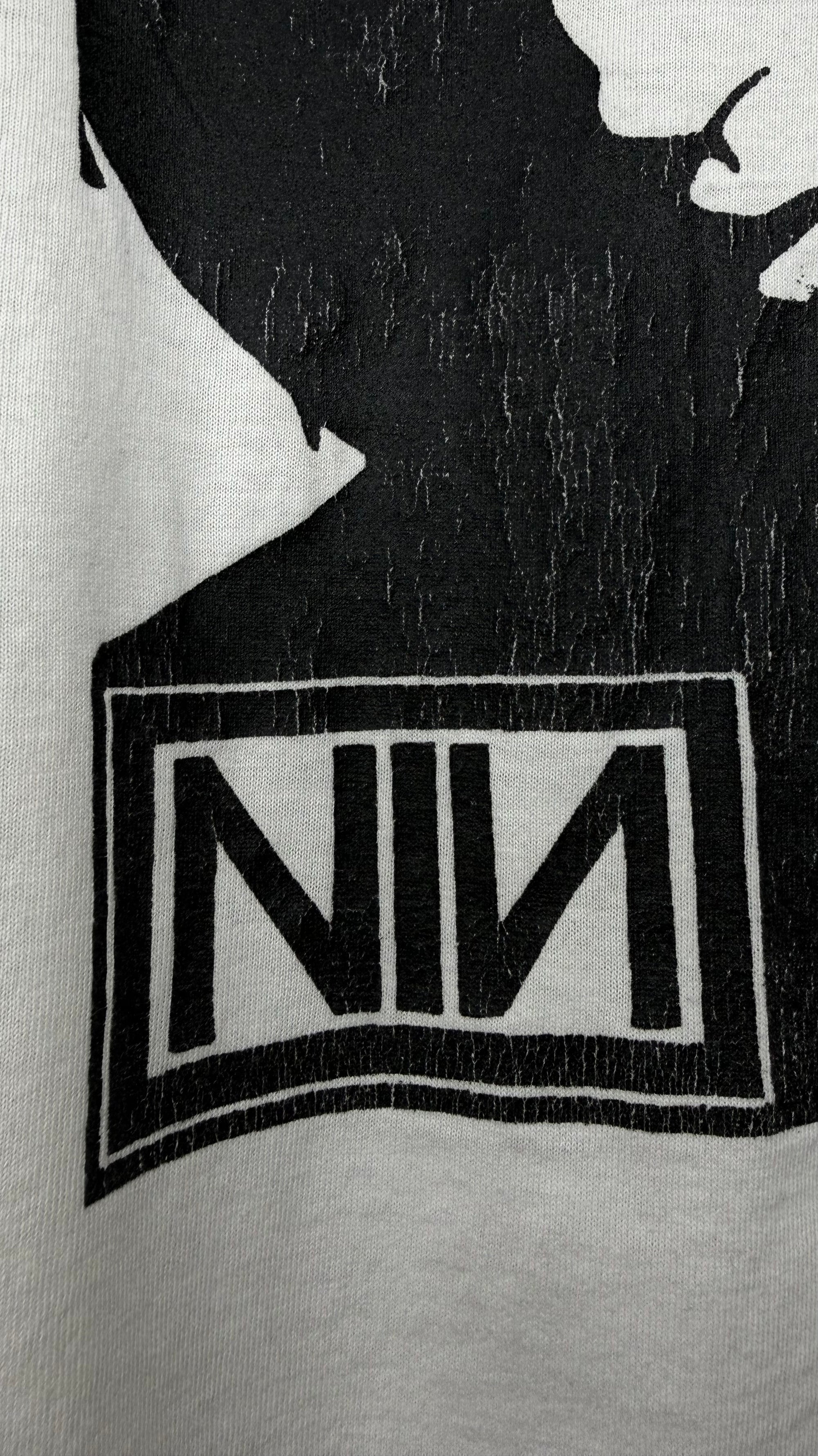 NINE INCH NAILS TRENT REZNOR BOOTLEG SLEEVELESS CUTOFF TEE | NIN