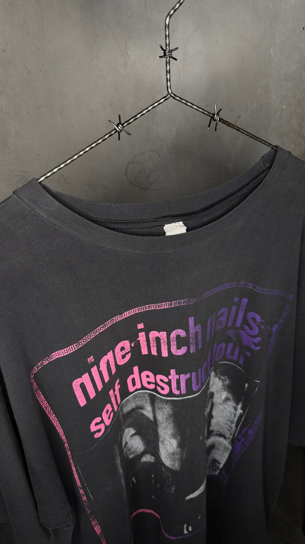 NINE INCH NAILS SELF DESTRUCT TOUR 94’ RARE PARKING LOT TEE | NIN