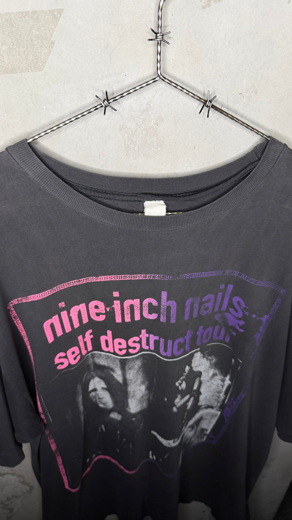 NINE INCH NAILS SELF DESTRUCT TOUR 94’ RARE PARKING LOT TEE | NIN