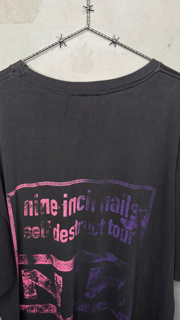 NINE INCH NAILS SELF DESTRUCT TOUR 94’ RARE PARKING LOT TEE | NIN