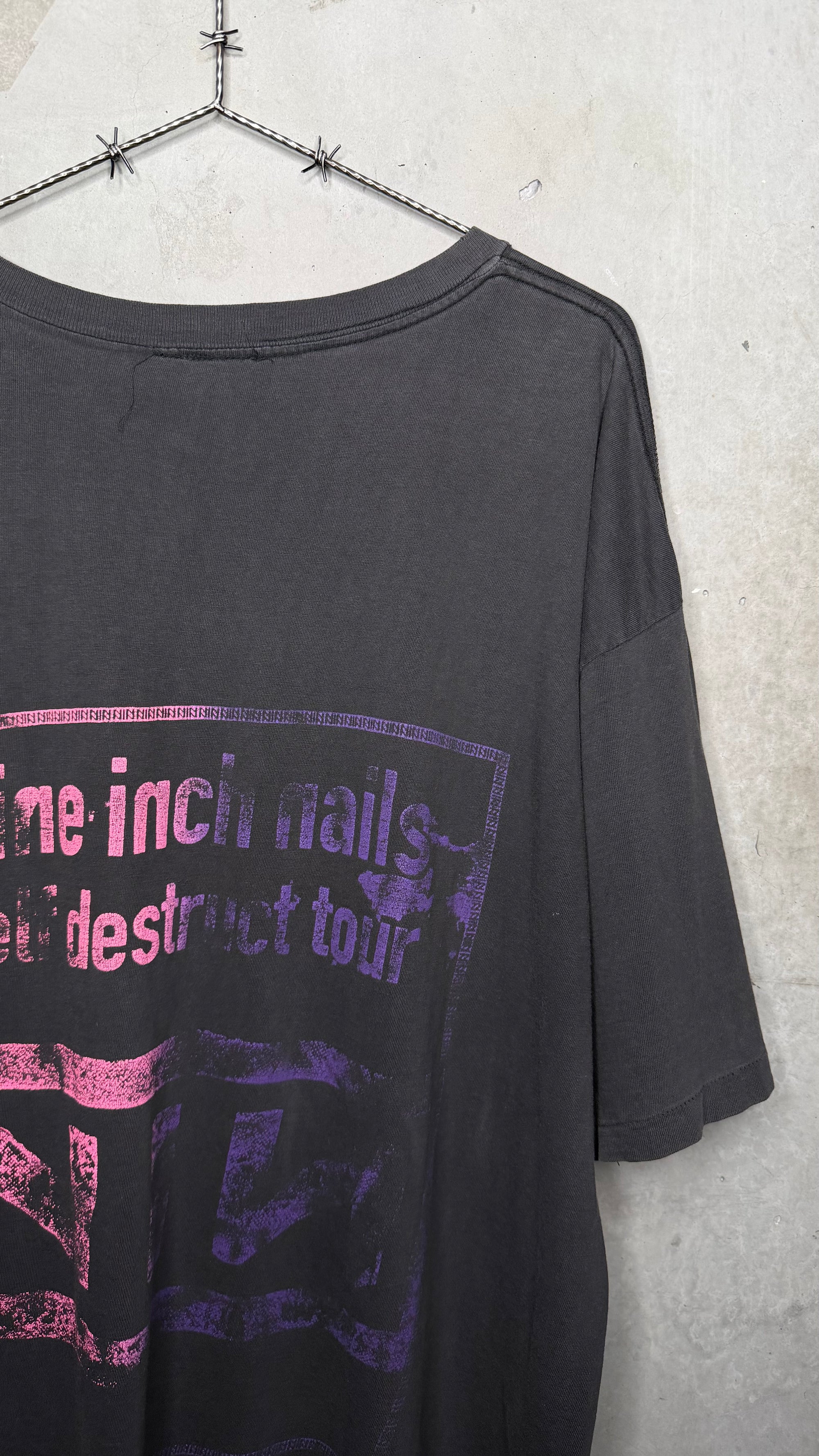 NINE INCH NAILS SELF DESTRUCT TOUR 94’ RARE PARKING LOT TEE | NIN