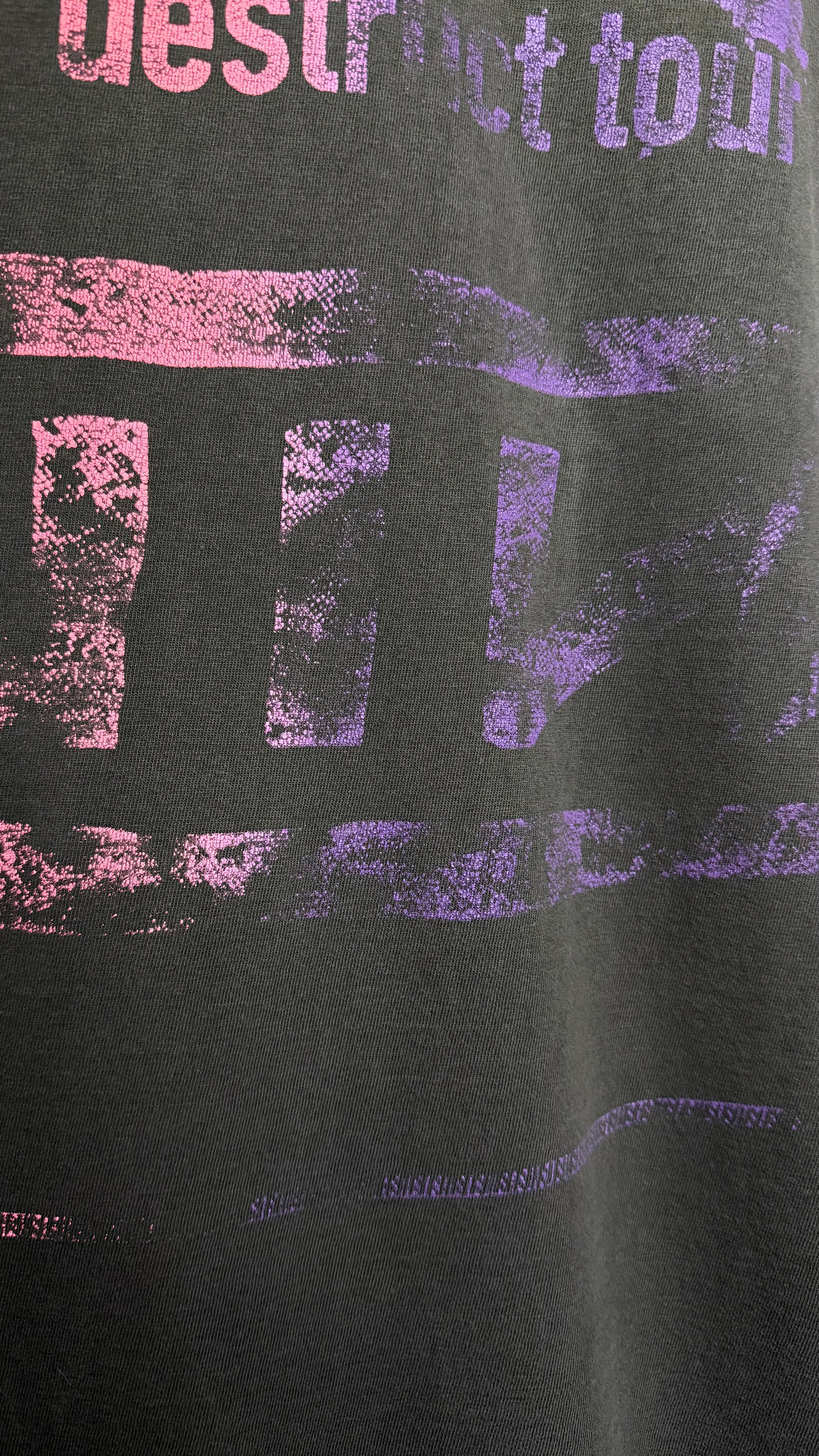 NINE INCH NAILS SELF DESTRUCT TOUR 94’ RARE PARKING LOT TEE | NIN