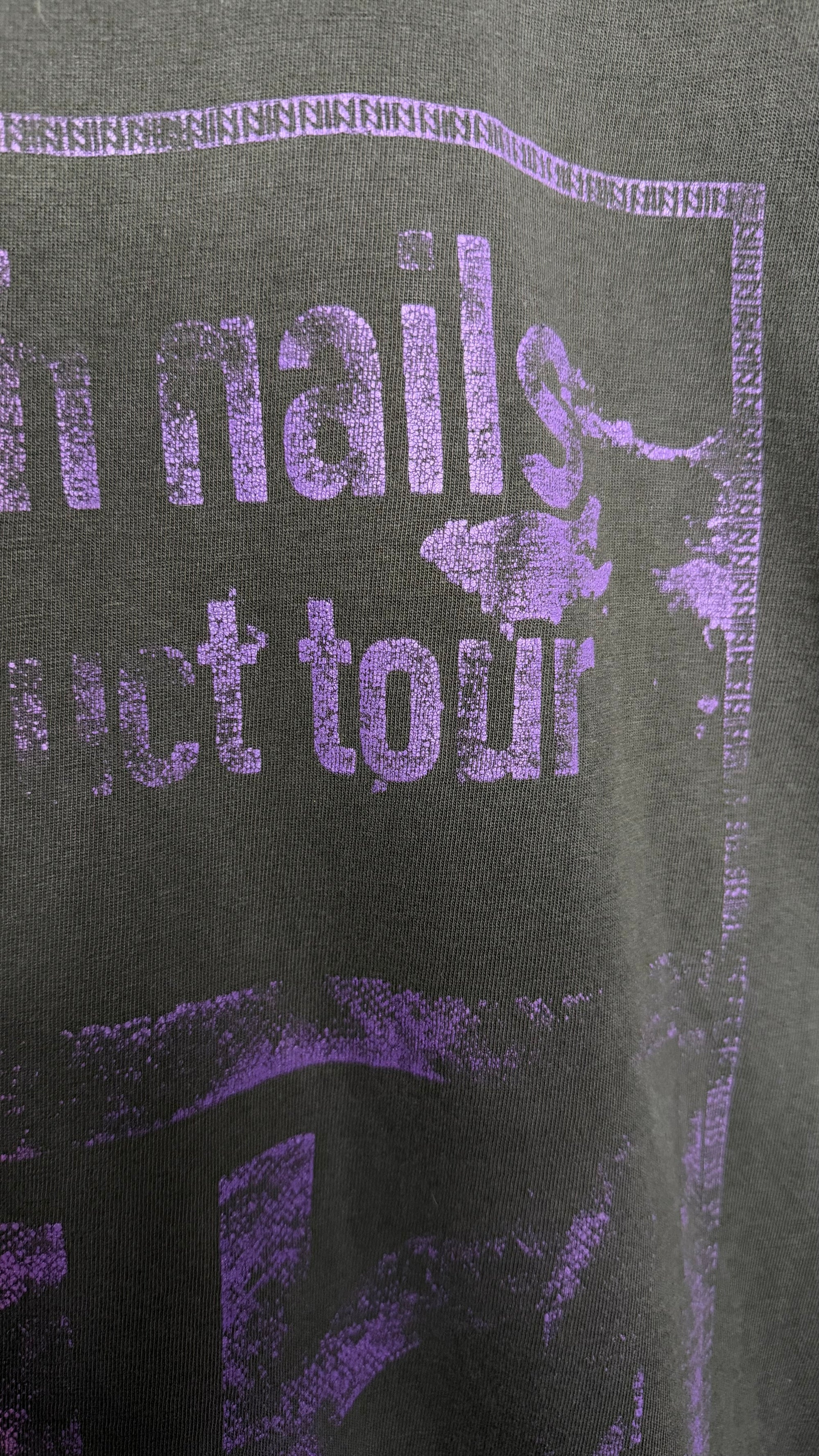 NINE INCH NAILS SELF DESTRUCT TOUR 94’ RARE PARKING LOT TEE | NIN
