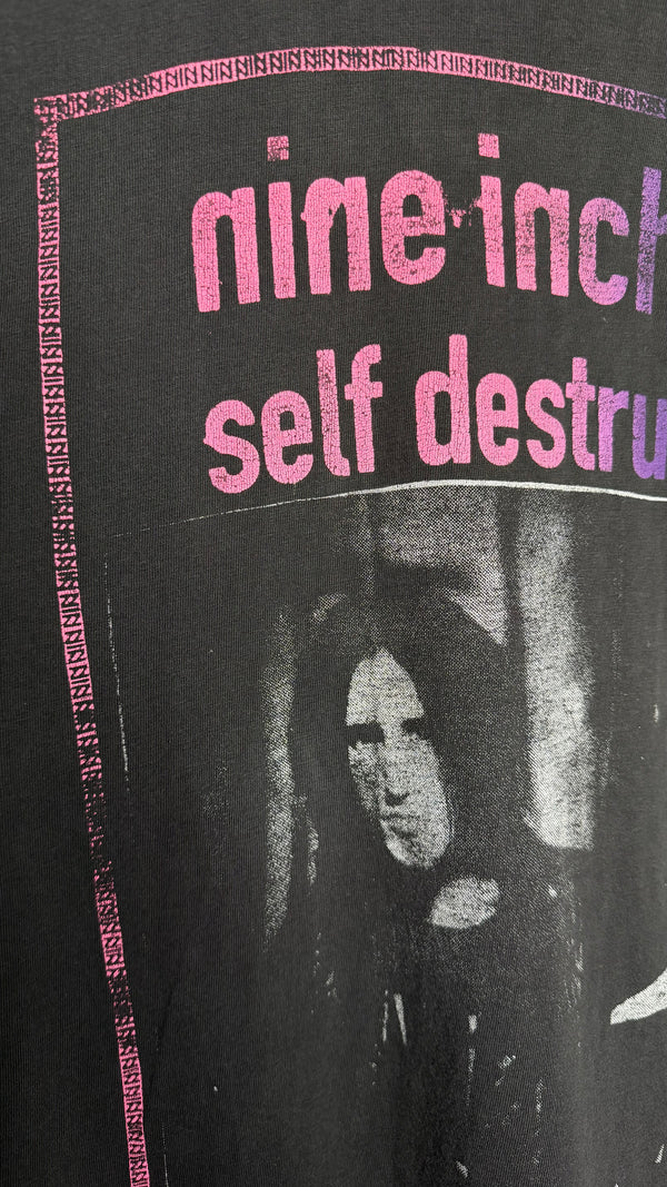 NINE INCH NAILS SELF DESTRUCT TOUR 94’ RARE PARKING LOT TEE | NIN