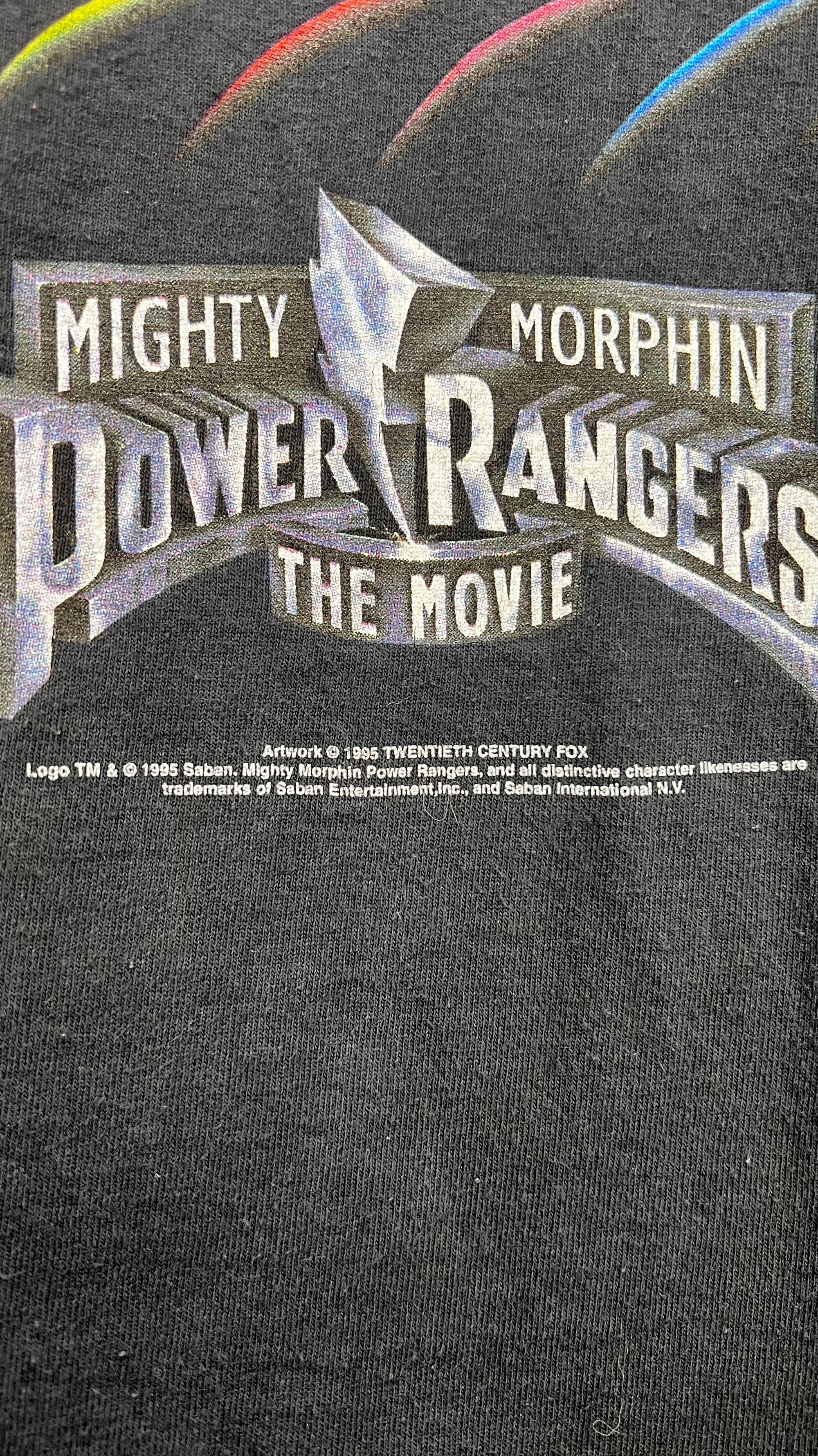 MIGHTY MORPHIN POWER RANGERS: THE MOVIE TEE 95’ | THE POWER IS ON