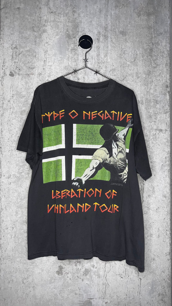 TYPE O NEGATIVE LIBERATION OF VINNLAND THRASHED TOUR TEE