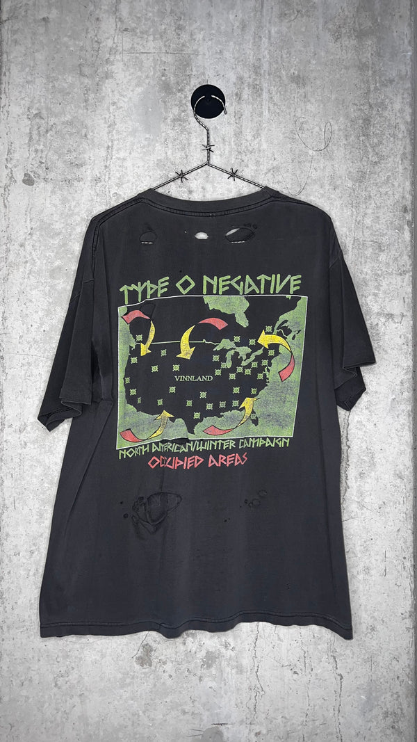 TYPE O NEGATIVE LIBERATION OF VINNLAND THRASHED TOUR TEE