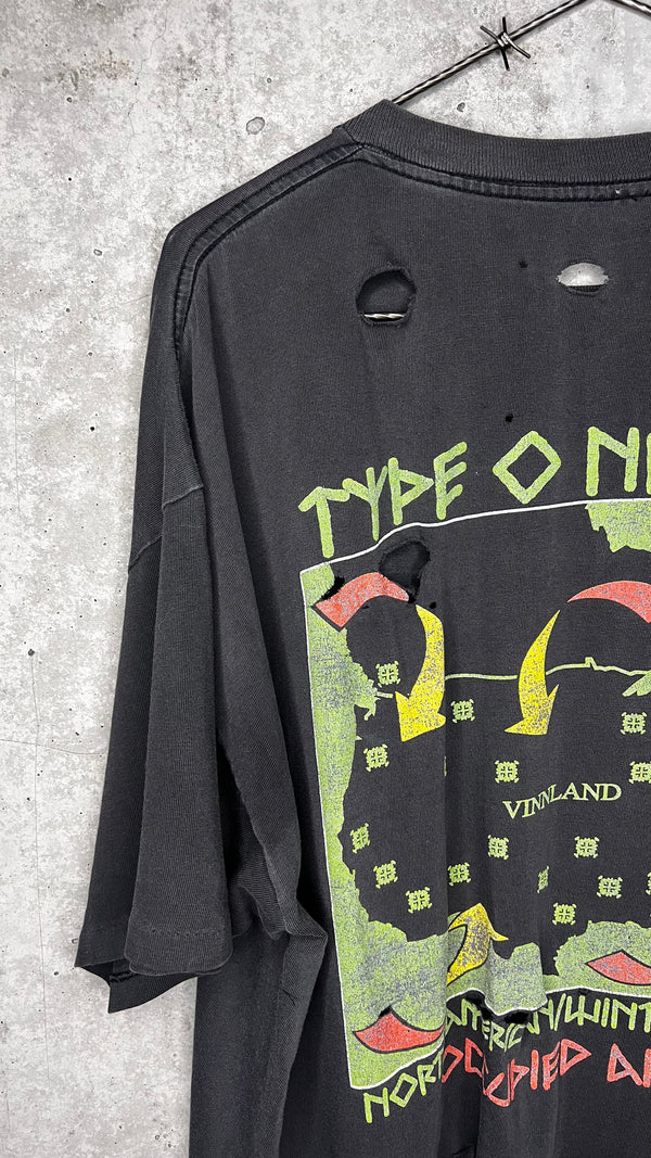 TYPE O NEGATIVE LIBERATION OF VINNLAND THRASHED TOUR TEE