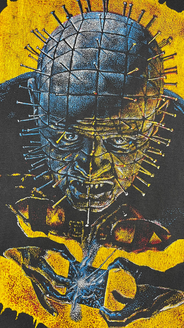 HELLRAISER BIG FACE TEE GRAIL | CLIVE BARKER | THE LAMENT CONFIGURATION BACK HIT