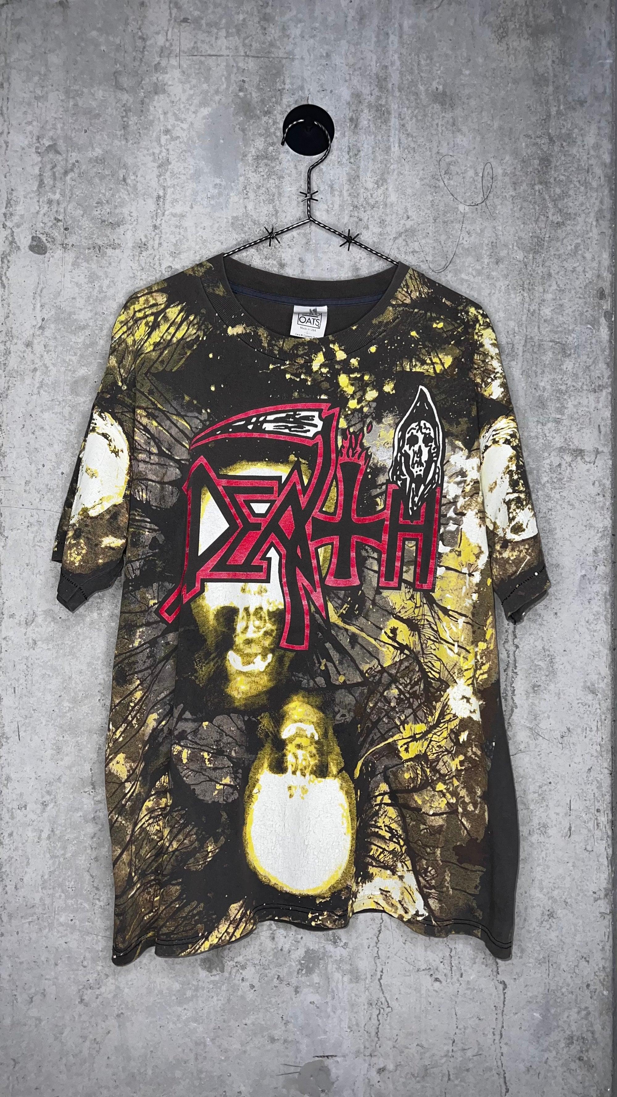 DEATH CAMO ACID BURN AOP | INDIVIDUAL THOUGHT PATTERNS ALBUM ERA TEE