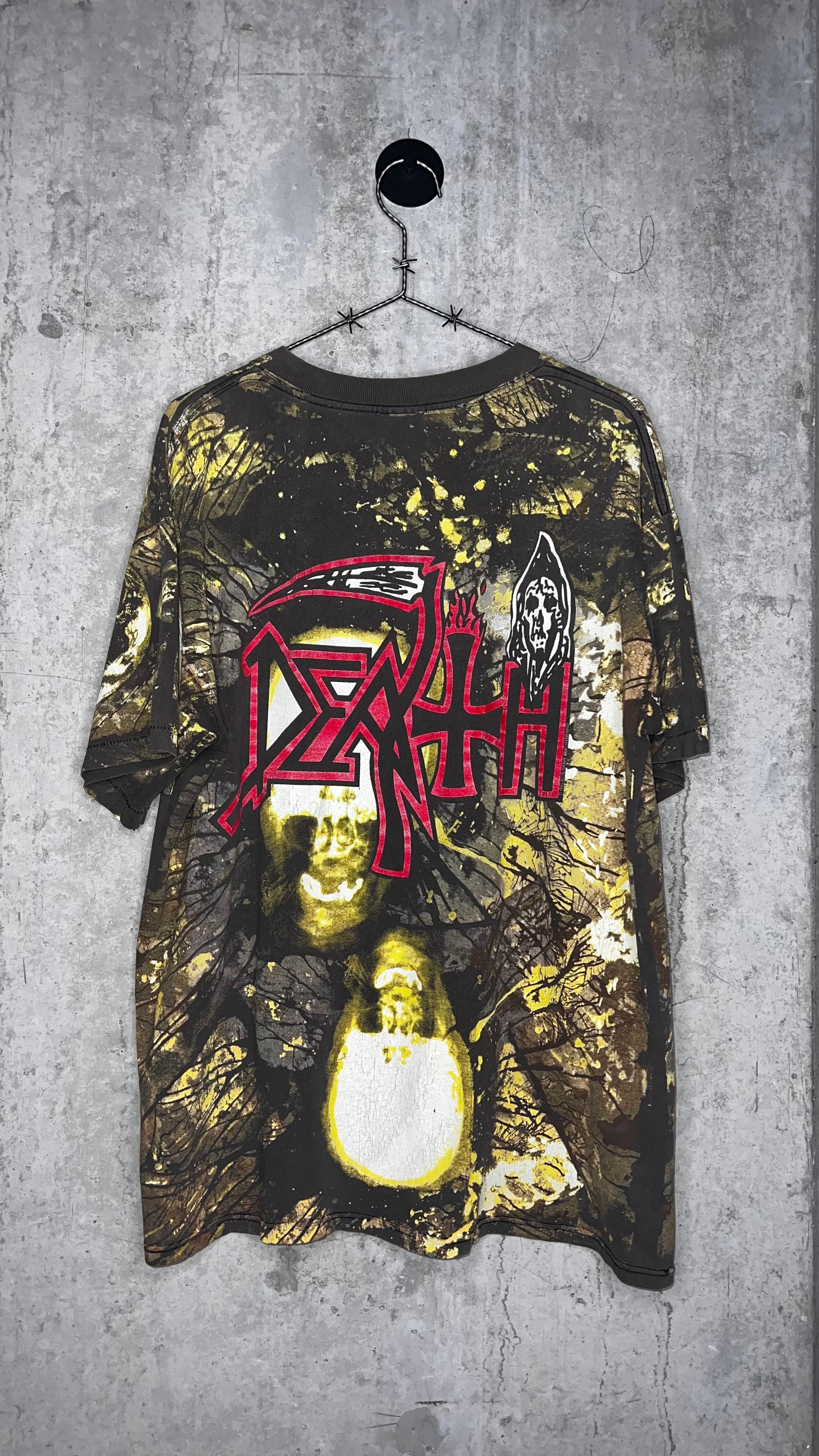 DEATH CAMO ACID BURN AOP | INDIVIDUAL THOUGHT PATTERNS ALBUM ERA TEE