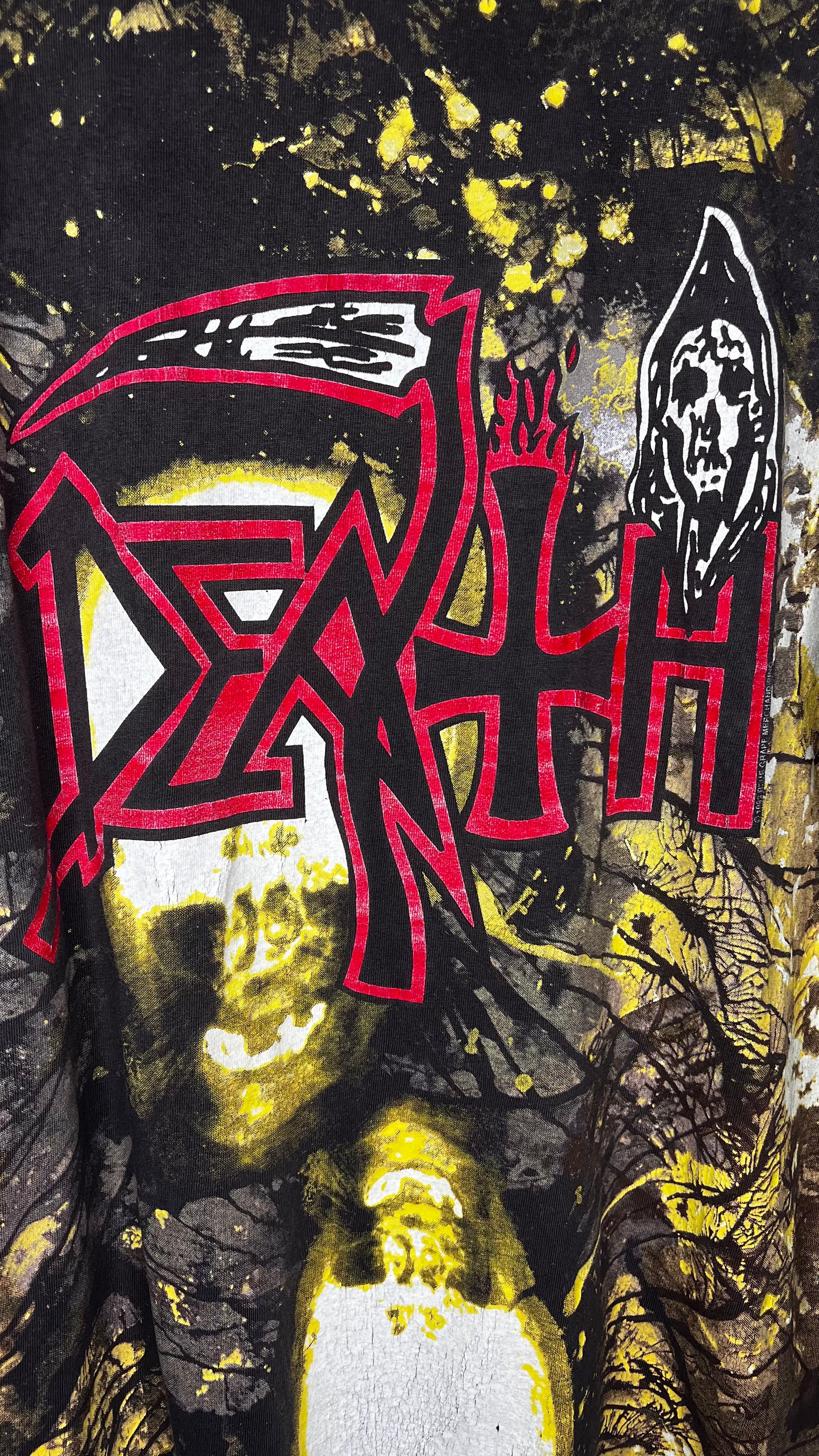 DEATH CAMO ACID BURN AOP | INDIVIDUAL THOUGHT PATTERNS ALBUM ERA TEE